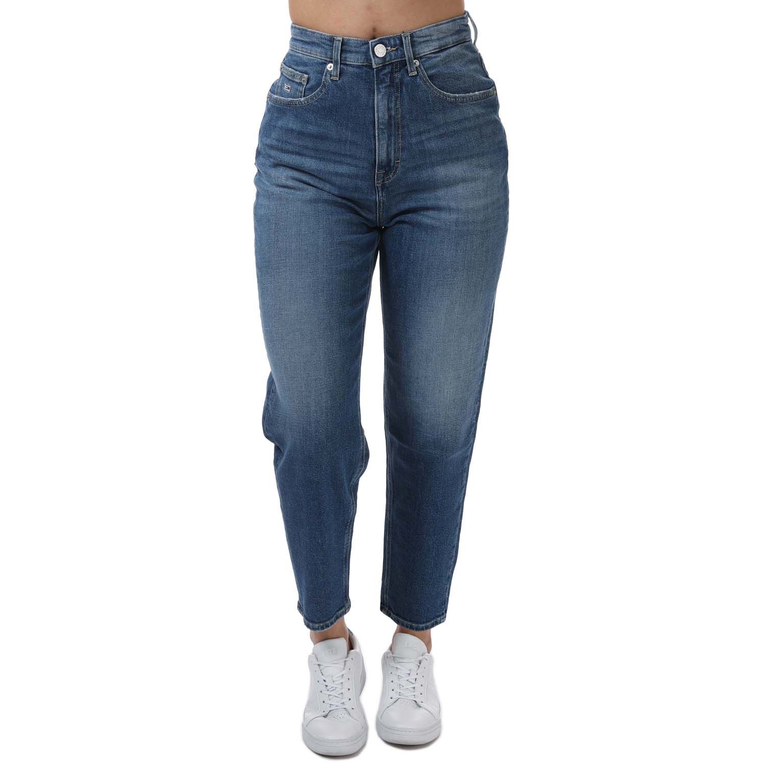 Denim Tommy Hilfiger Womens Super High Rise Tapered Jeans -  Miltonstpatricksdayparade Shop