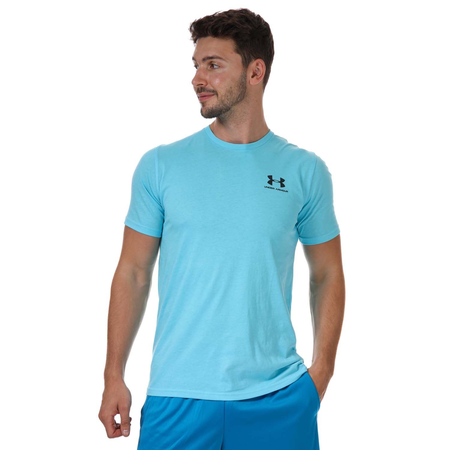 Under Armour Mens Stacked Left Chest Short Sleeve Short Sleeve 