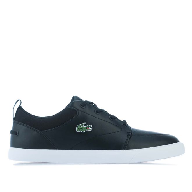 Black-White Lacoste Mens Bayliss Trainers - Get The Label