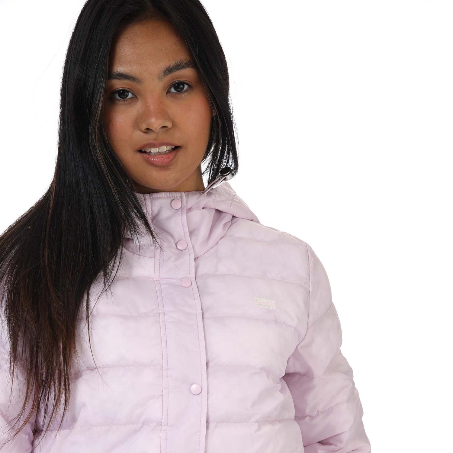 Pink Levis Womens Edie Packable Jacket - Get The Label