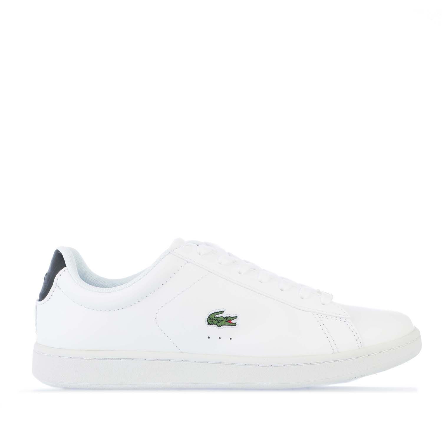 Sequel Antage Trivial White Black Lacoste Womens Carnaby Evo Trainers - Get The Label