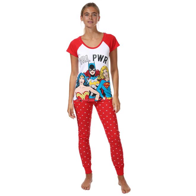 Womens DC Superheroes Pyjamas