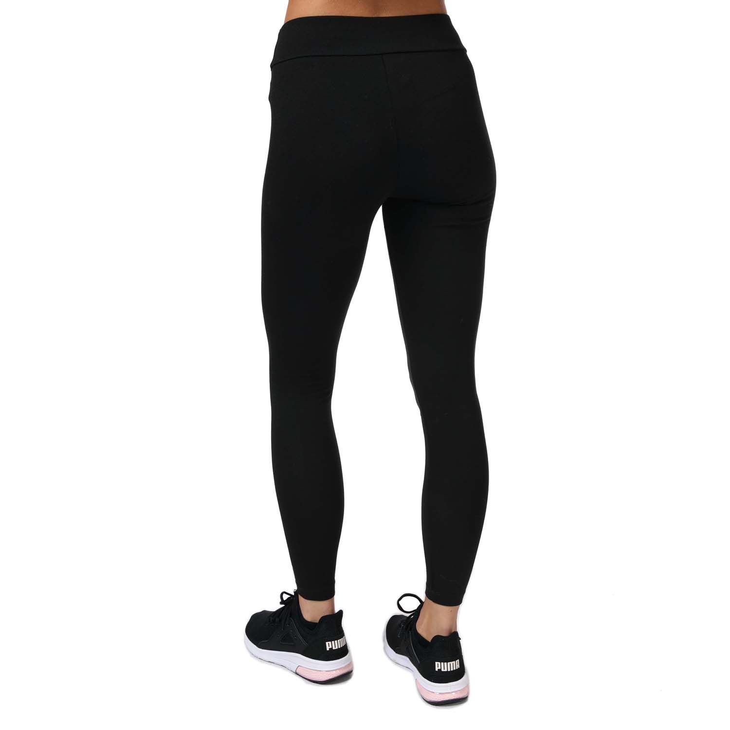 Black Puma Womens Essentials Leggings - Get The Label