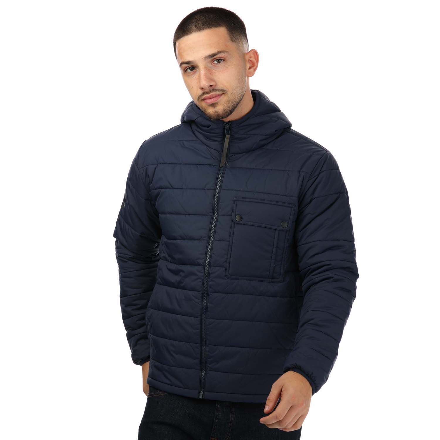 Mens Donlain Quilted Nylon Jacket