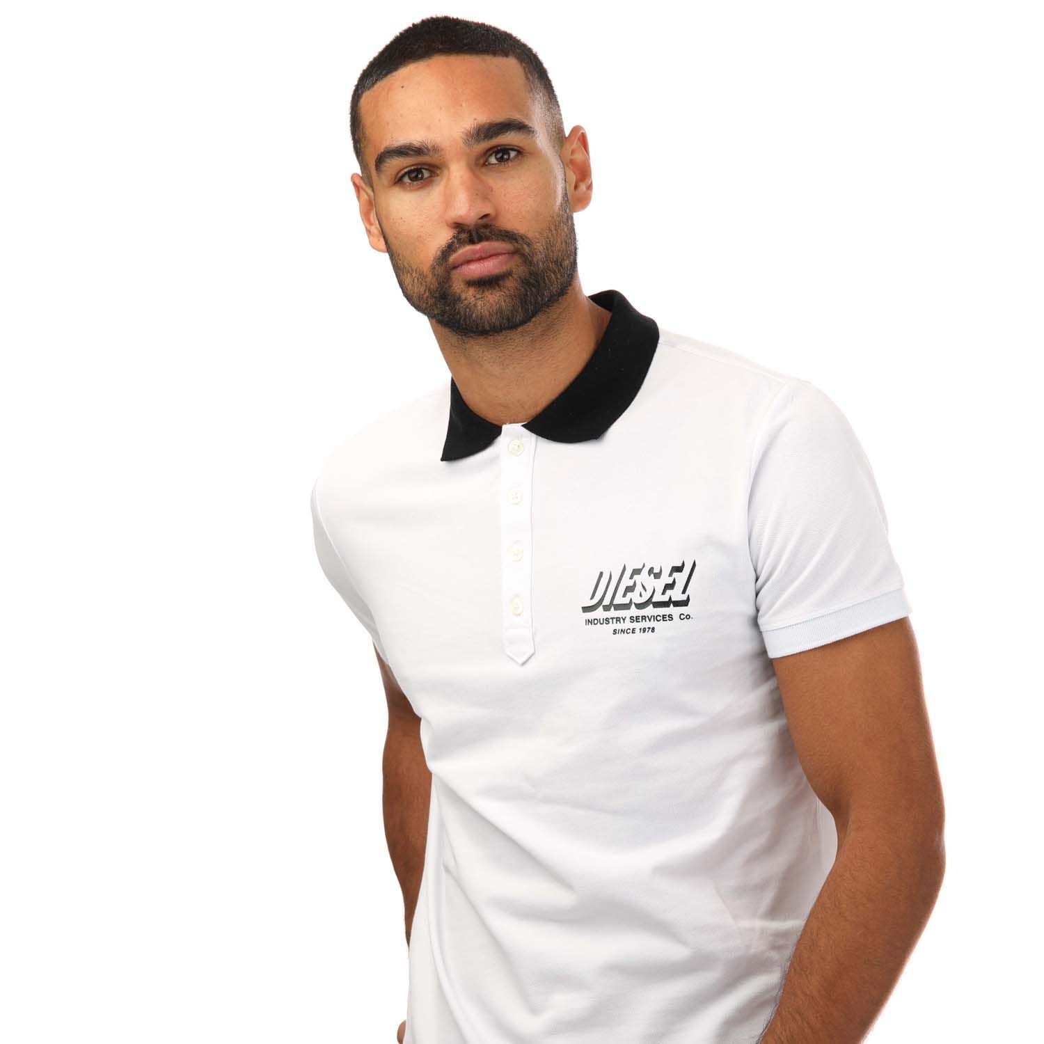 White Diesel Mens T-Randy Polo Shirts - Get The Label