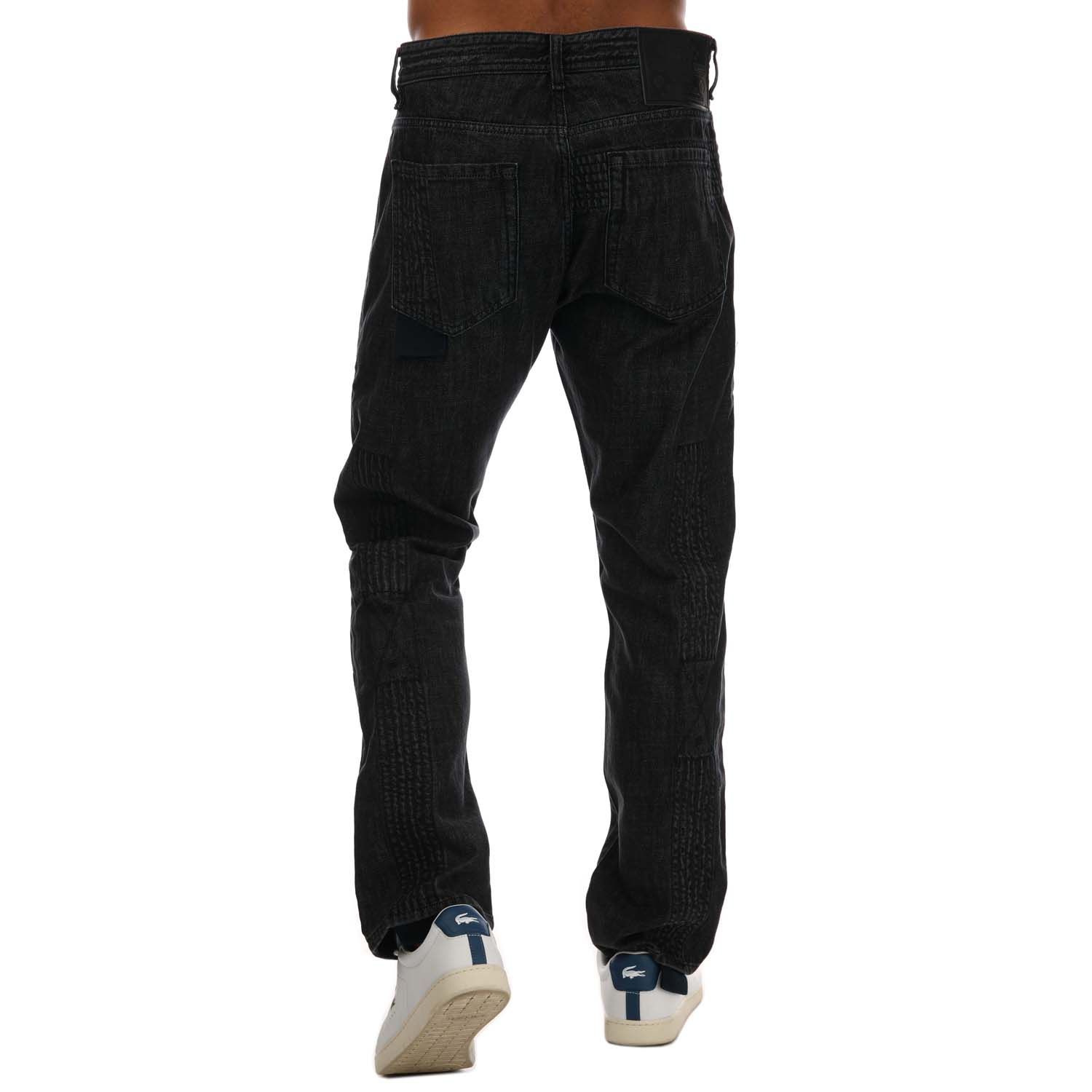 Black Diesel Mens D-Viker Straight Jeans - Get The Label