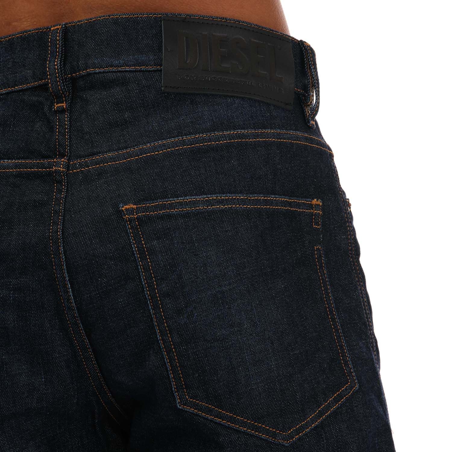 Denim Diesel Mens D-Macs Straight Jeans - Get The Label