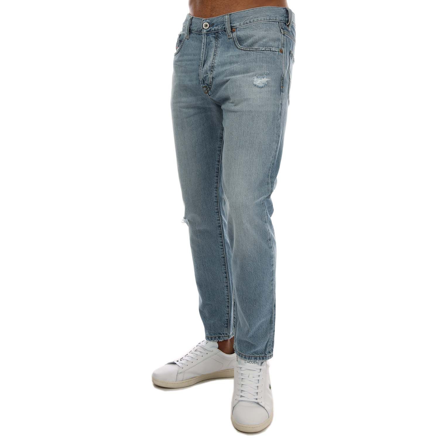 Denim Diesel Mens Mharky Slim-Skinny Jeans - Get The Label