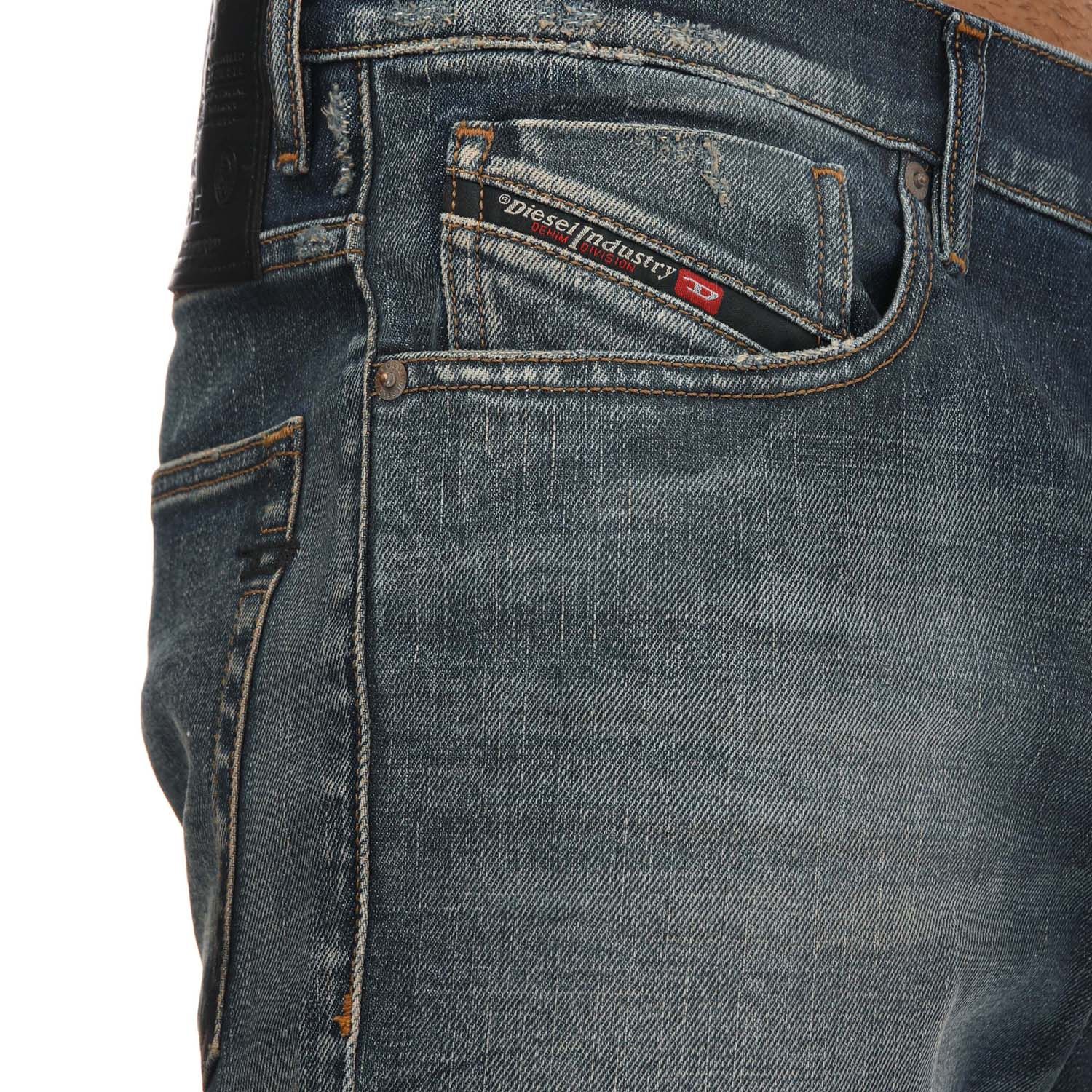 Denim Diesel Mens D-Fining Tapered Jeans - Get The Label