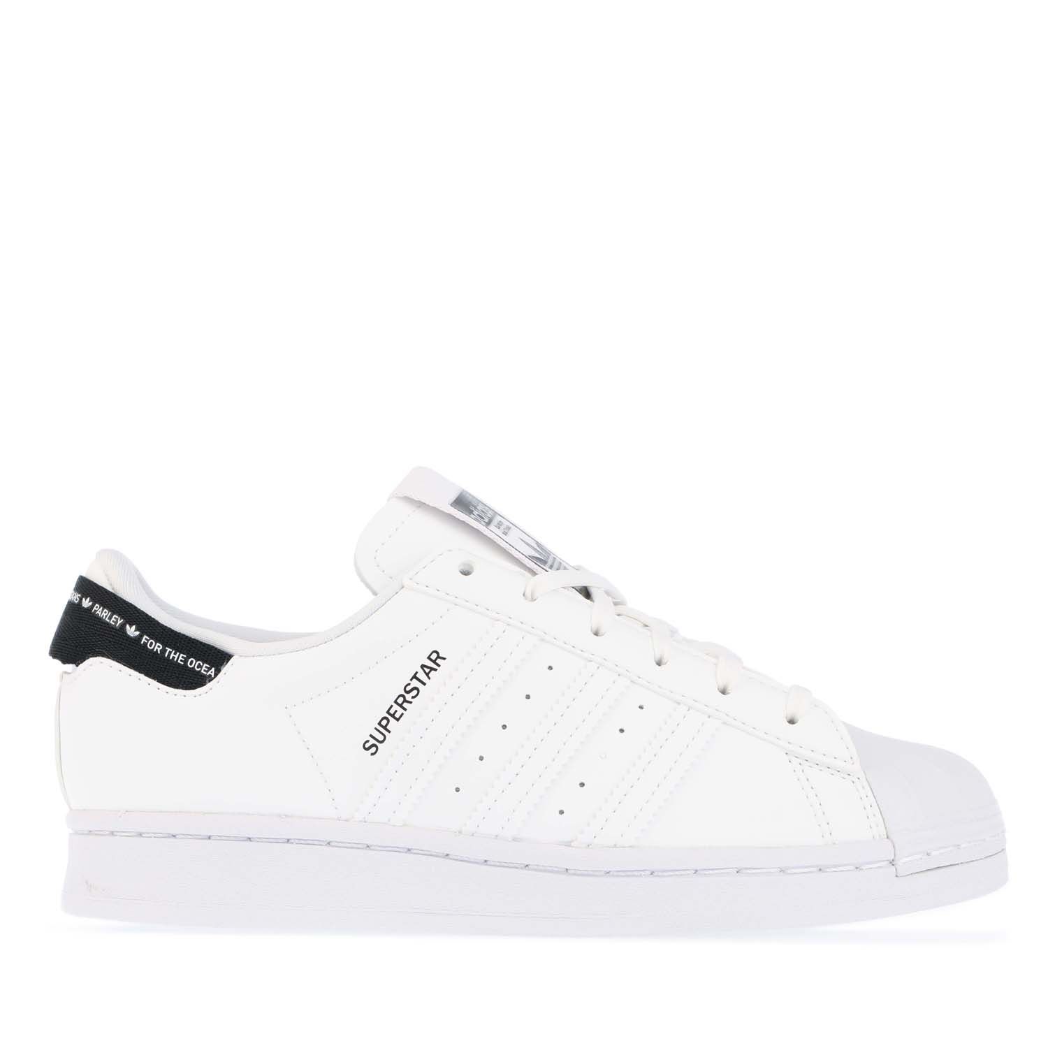 øst ciffer Garderobe White Black adidas Originals Junior Superstar Trainers - Get The Label