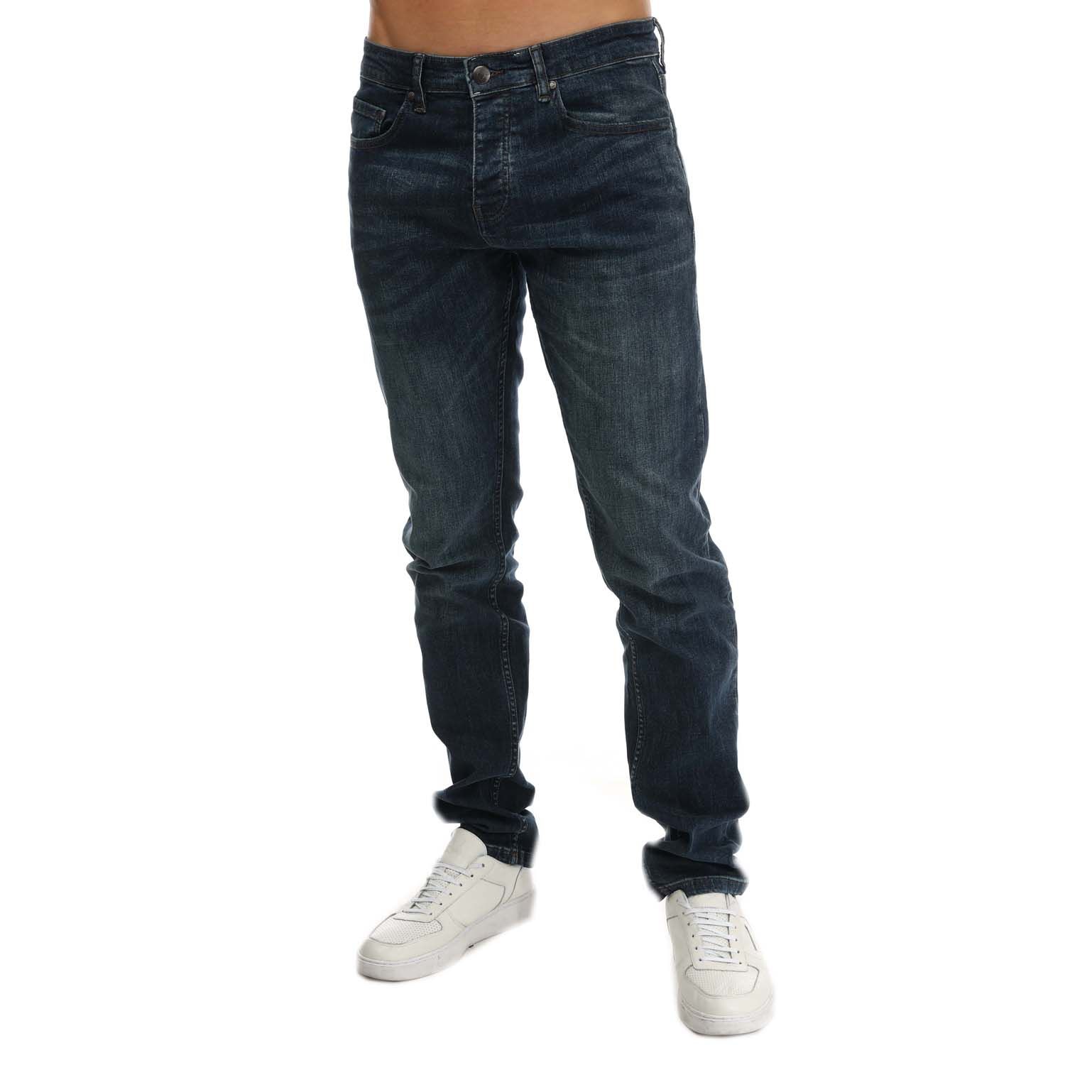 Blue Weekend Offender Mens Tapered Fit Jeans - Get The Label
