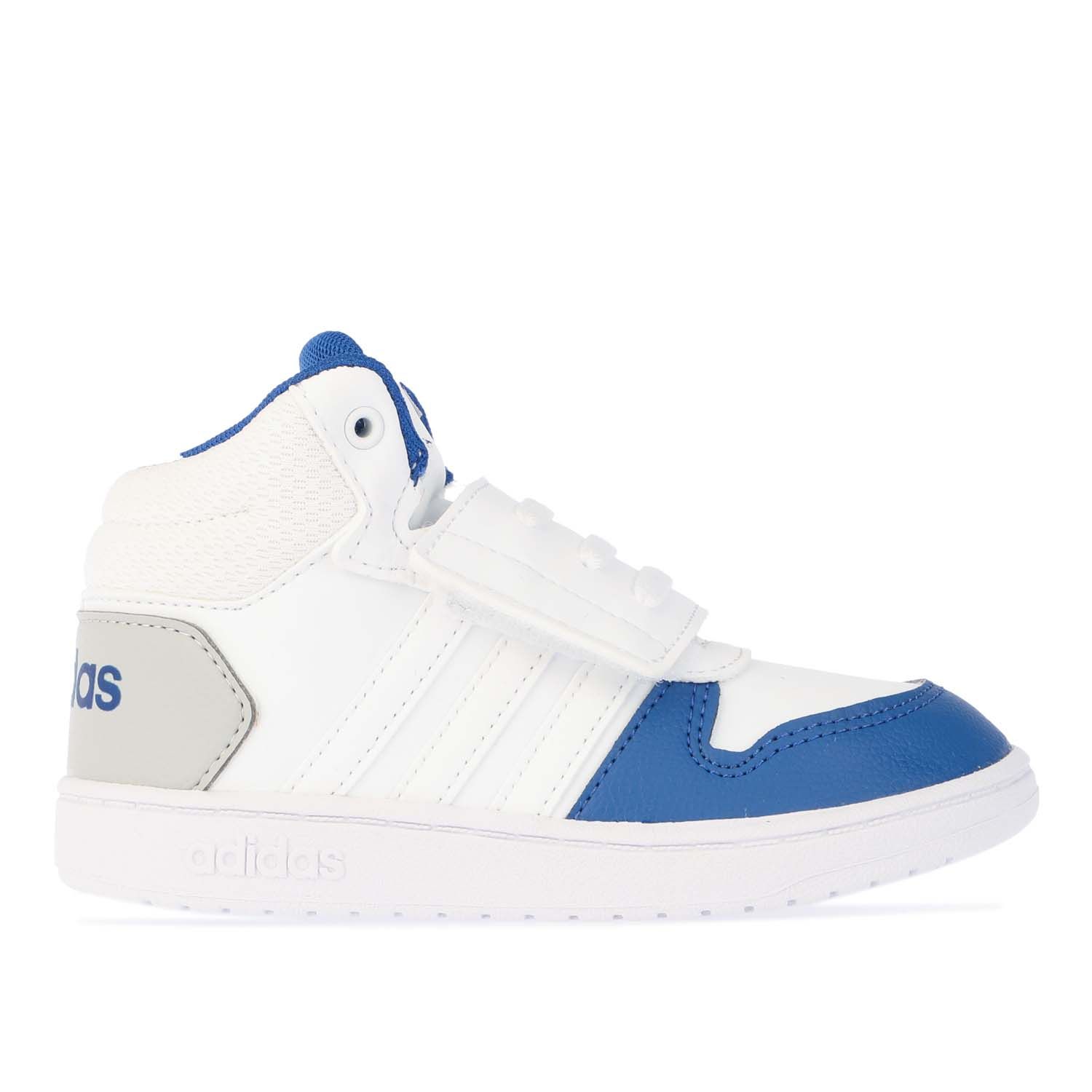 White royal adidas Infant Mid Trainers - Get Label