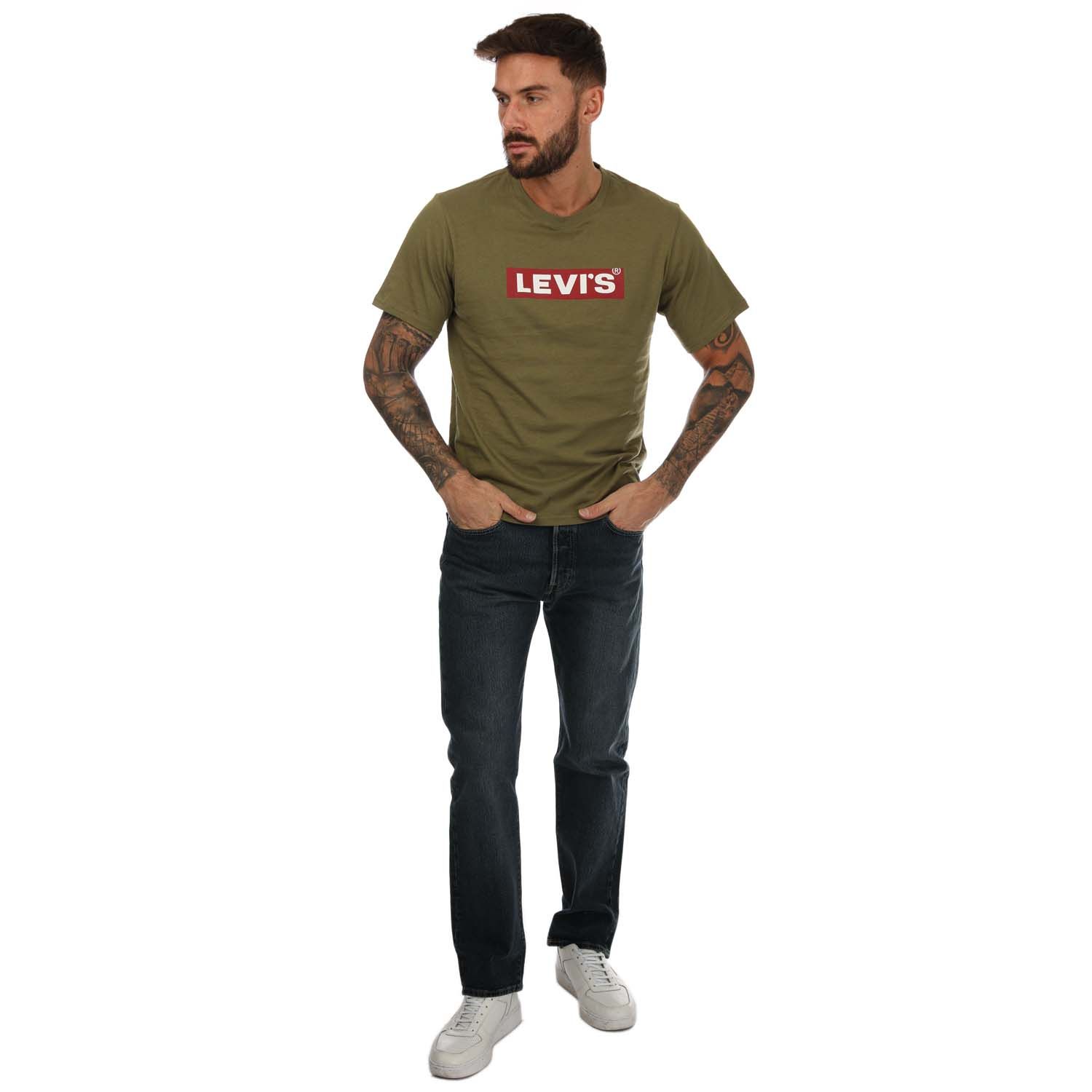 Denim Levis Mens 501 Original Fit All For One Jeans - Get The Label
