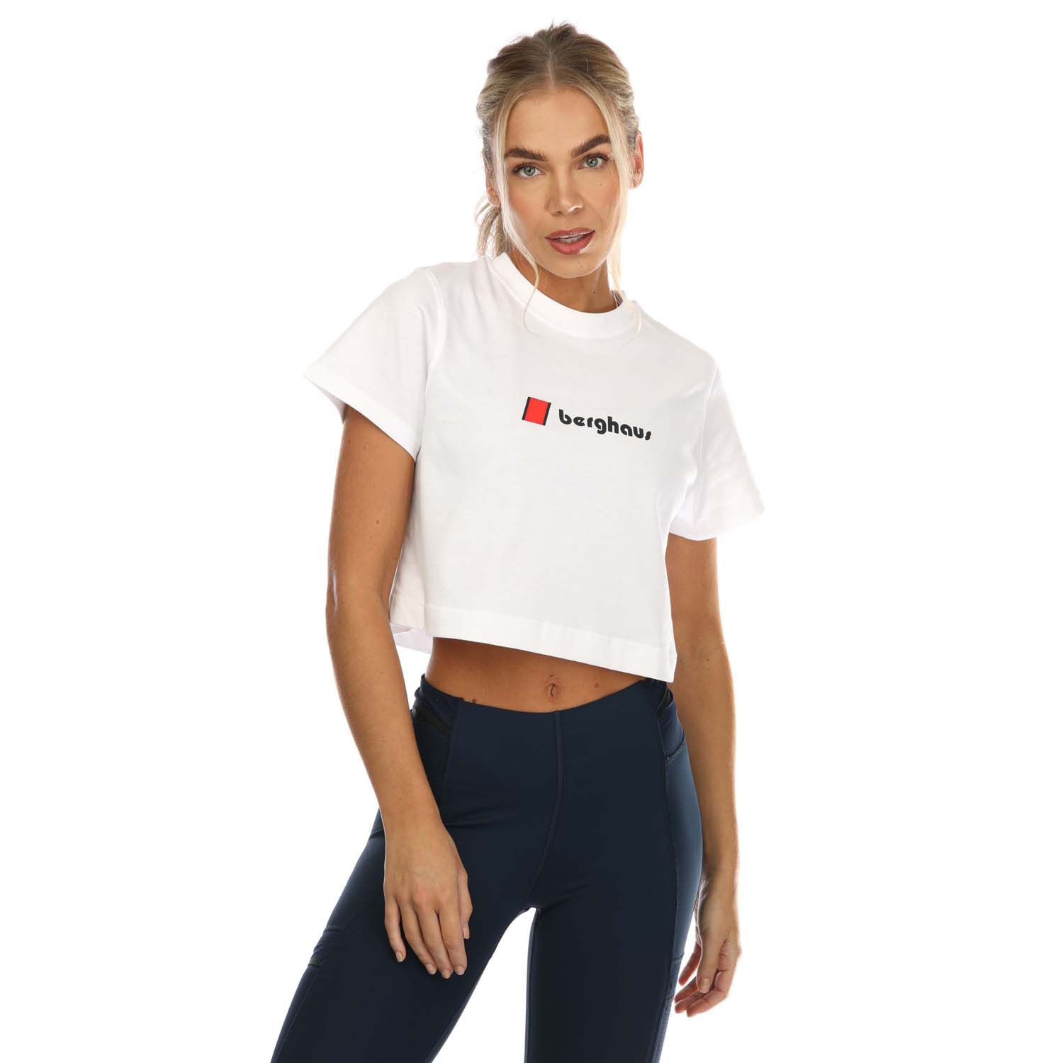 Womens Crop Short Sleeve T-Shirt