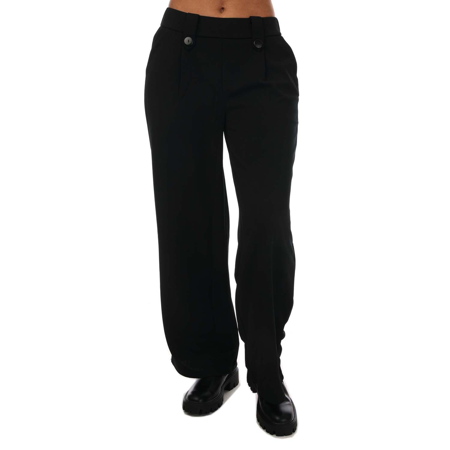 Womens Sania Button Trousers