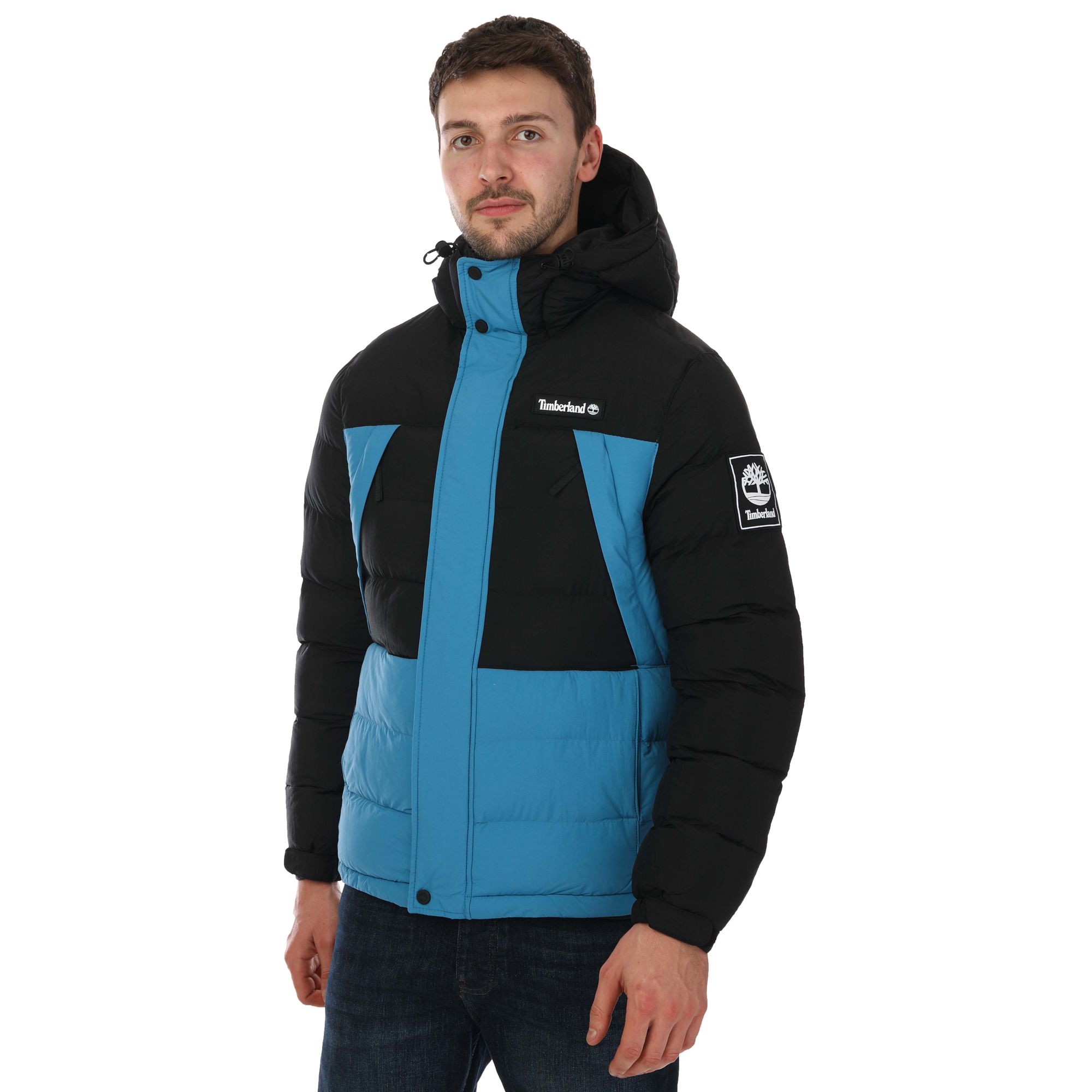 Black Timberland Mens Outdoor Archive Puffer Jacket - Get The Label
