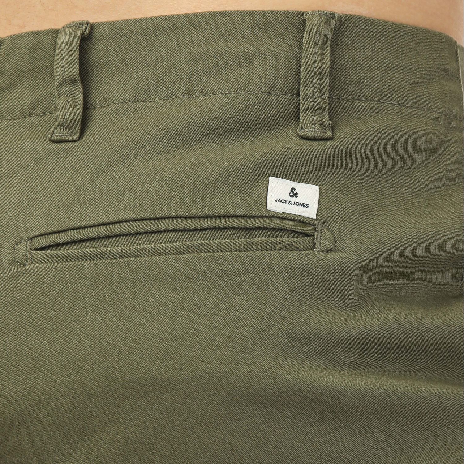 olive Jack Jones Mens Basic Chino Shorts - Get The Label