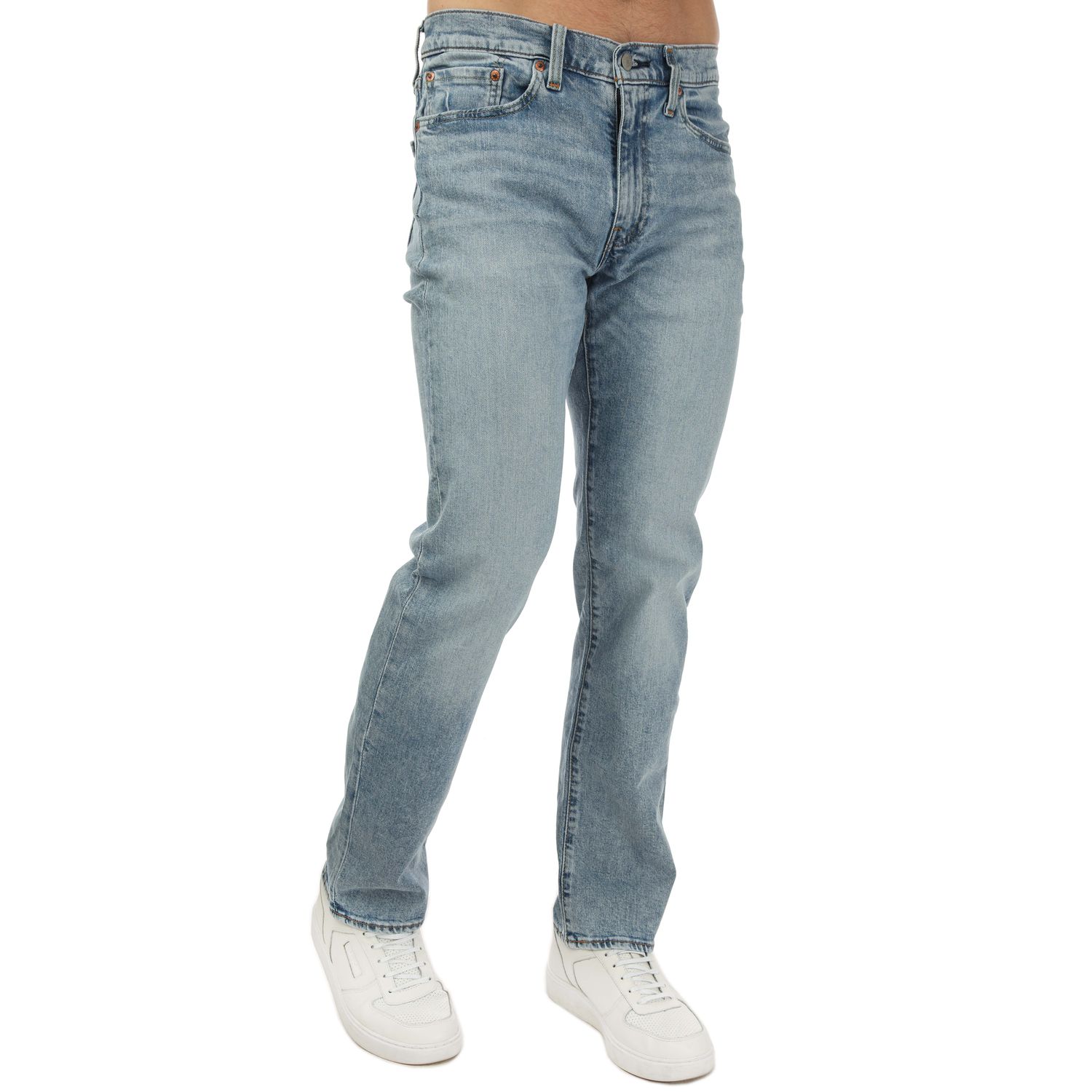 Light Blue Mens 514 Straight Up Town Jeans - Get
