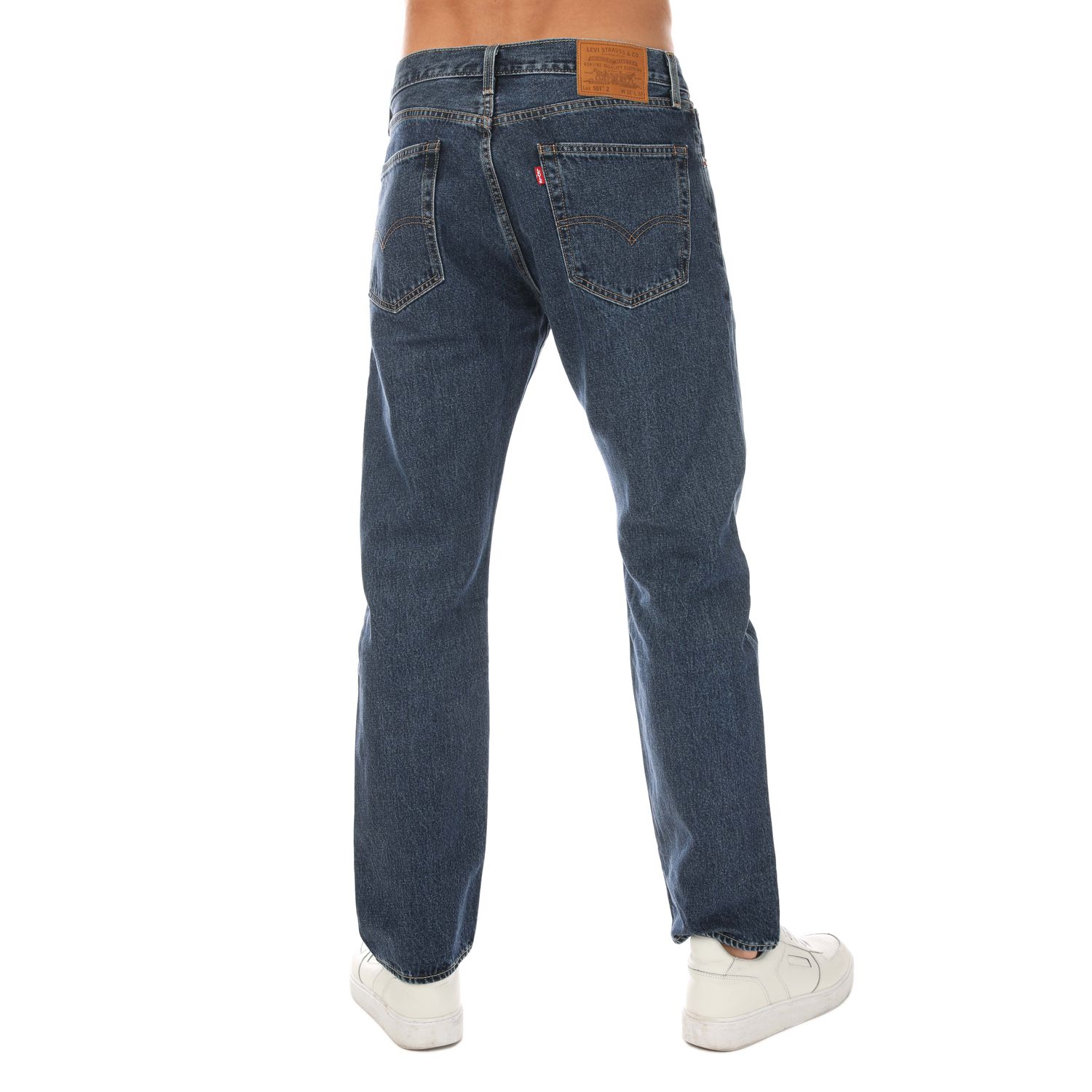 Denim Levis Mens 551 Authentic Straight Rubber Worm Jeans - Get The Label