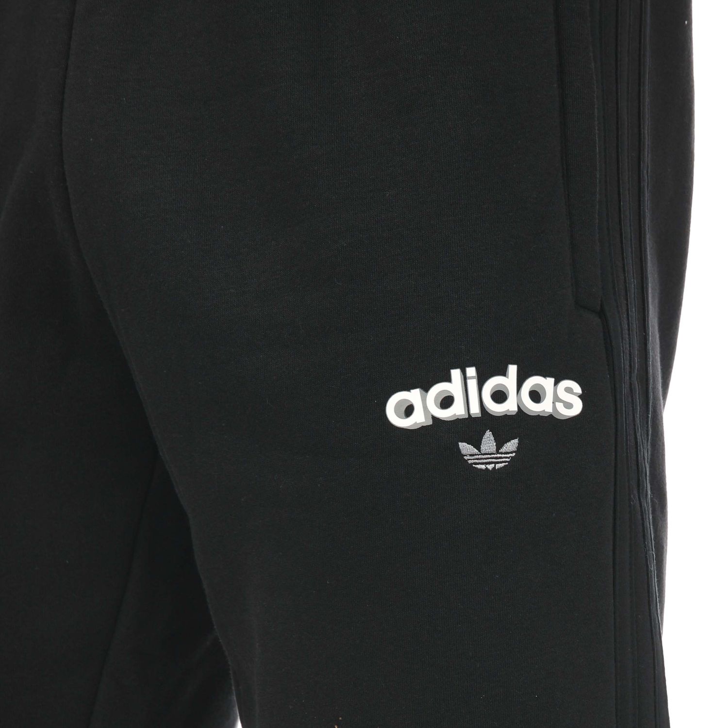 Black-White adidas Originals Mens Collegiate Joggers - Get The Label
