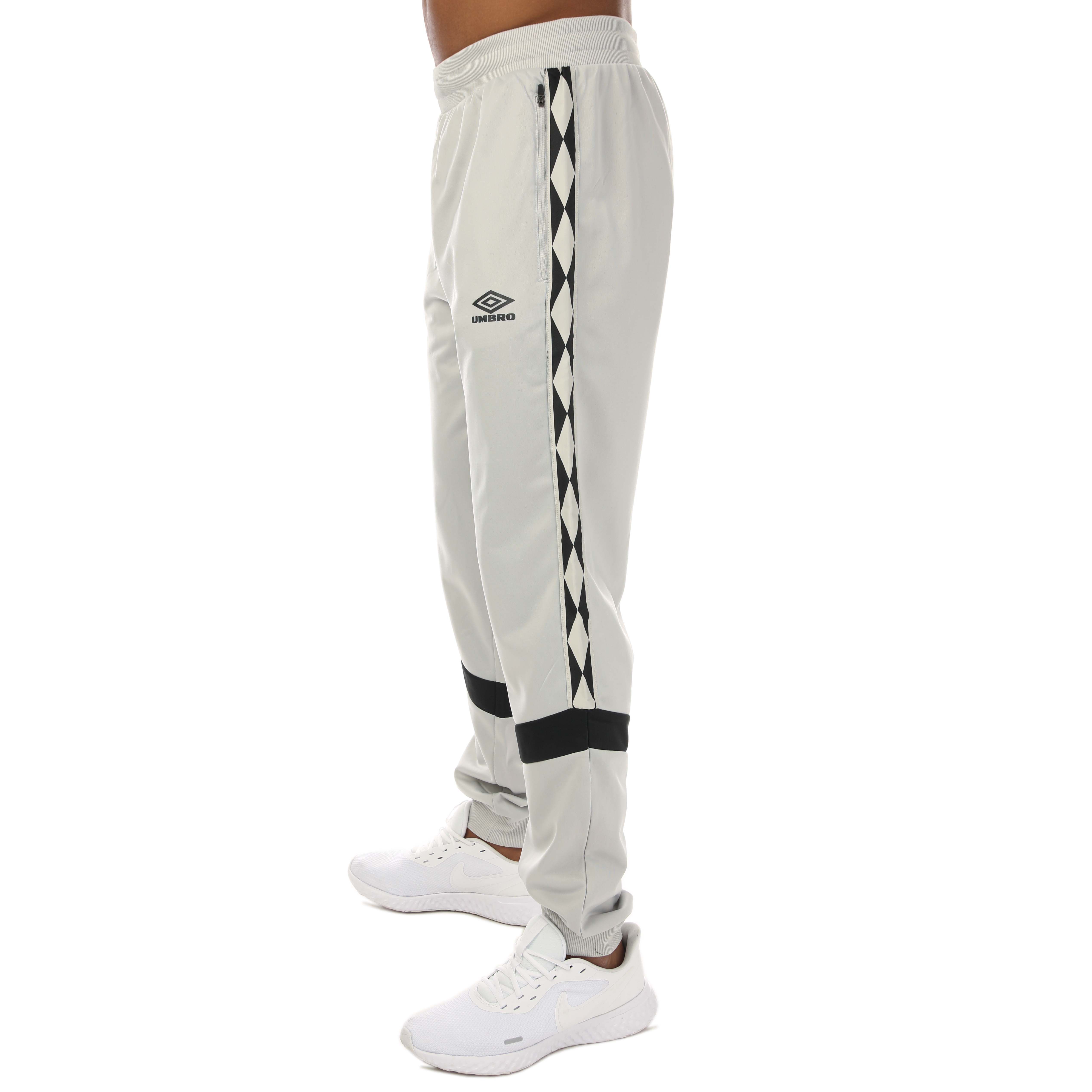 Umbro Mens Shaded Spruce / Brilliant White - Adult MTV Track Pant - Umbro  MTV x Umbro Trousers
