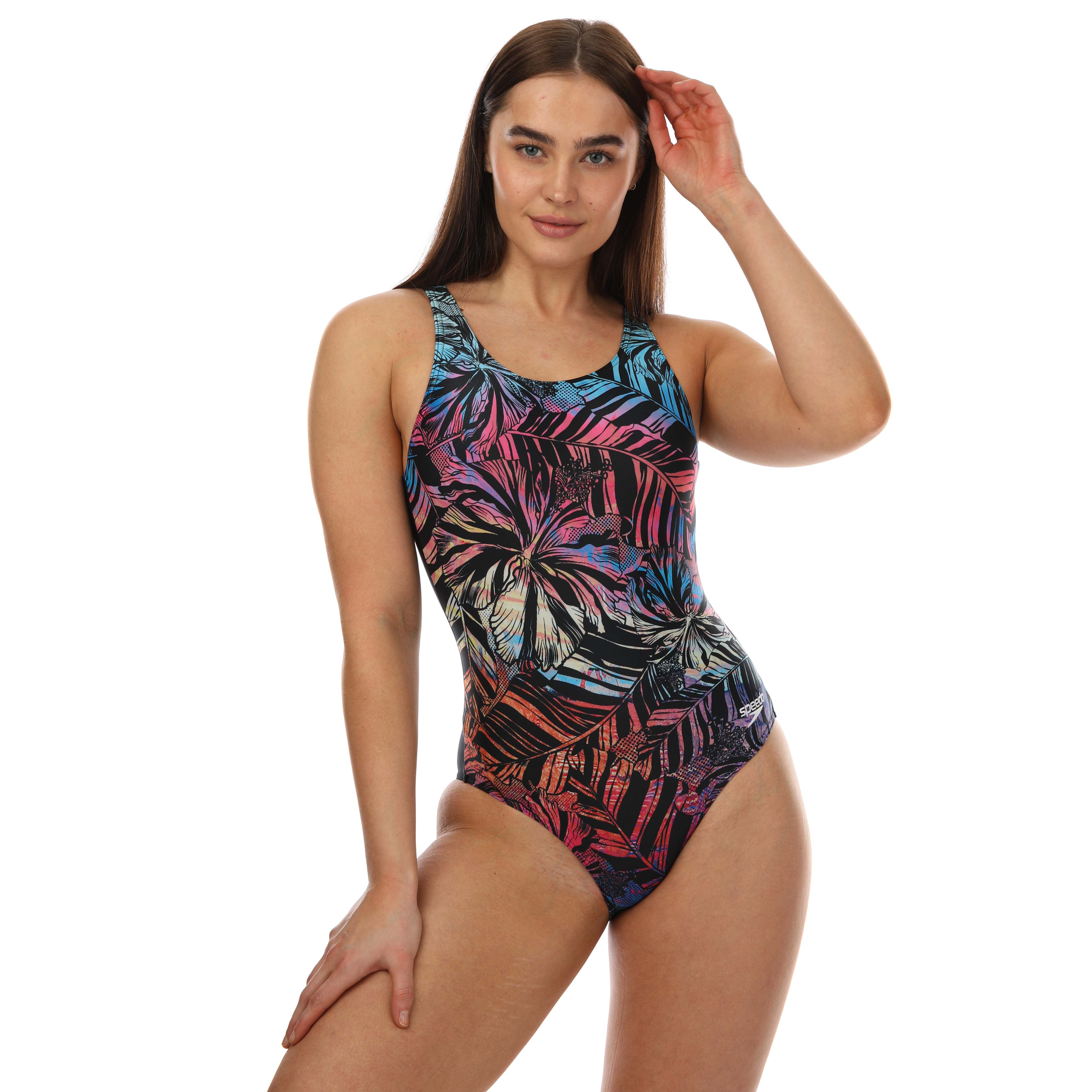 Womens Placement U-Back Swimsuit