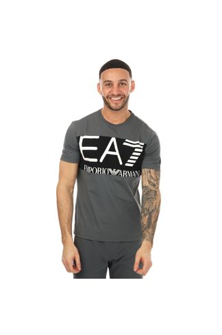 Grey Emporio Armani EA7 Mens T-Shirt - Get The Label