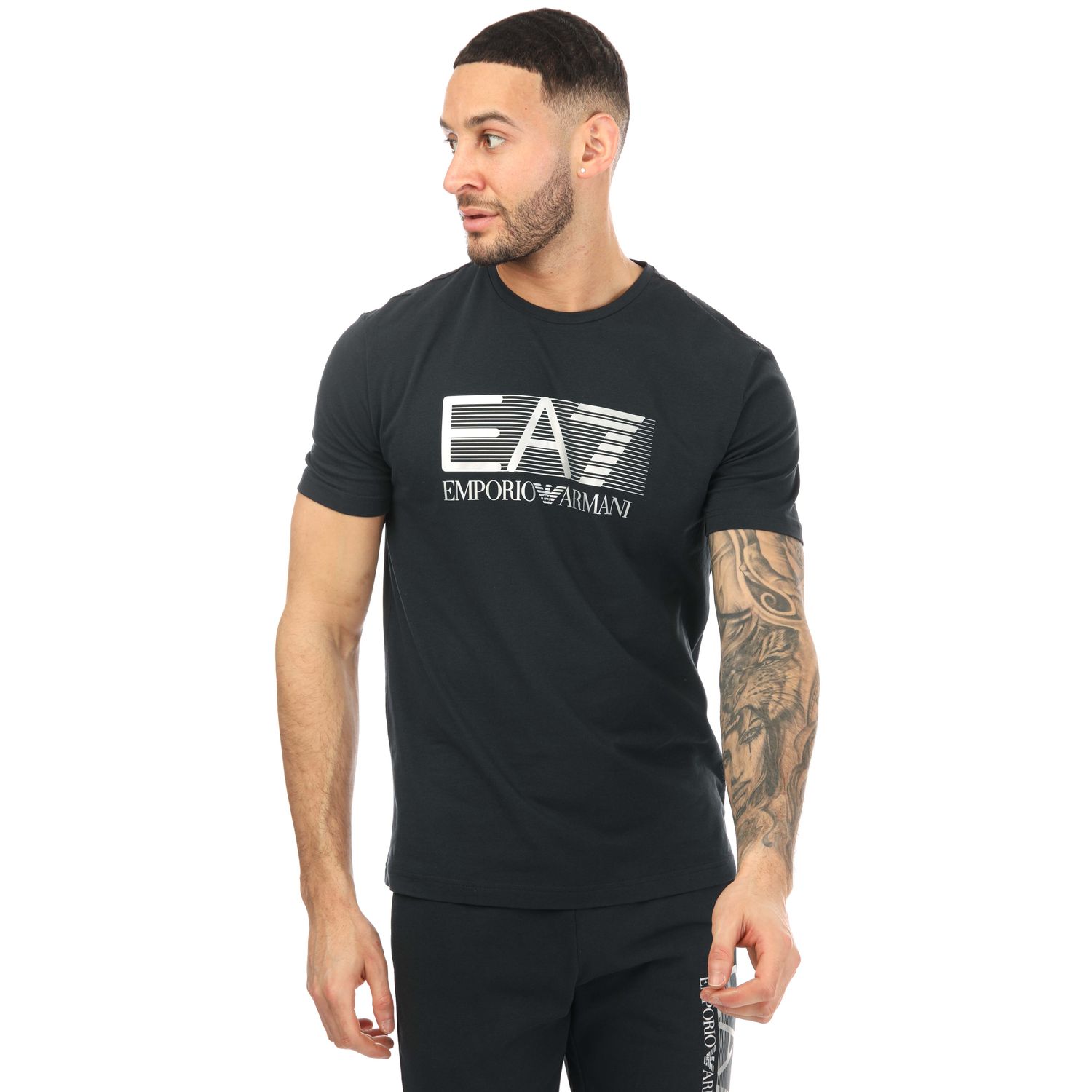 Brown Emporio EA7 T-Shirt Sports