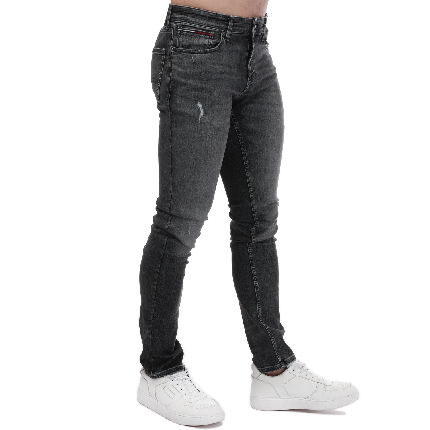 Black Slim Label The - Hilfiger Mens Fit Tommy Get Jeans Scanton