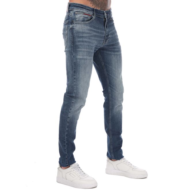 Denim Tommy Hilfiger Mens Simon Skinny Faded Jeans - Get The Label