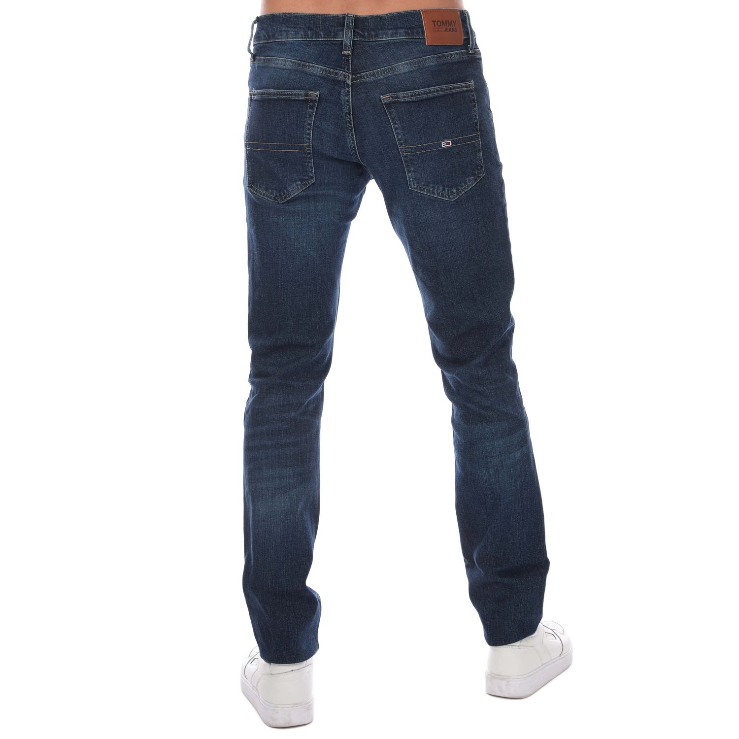 Dark Blue Tommy Hilfiger The Label - Slim Fit Mens Get Jeans Scanton