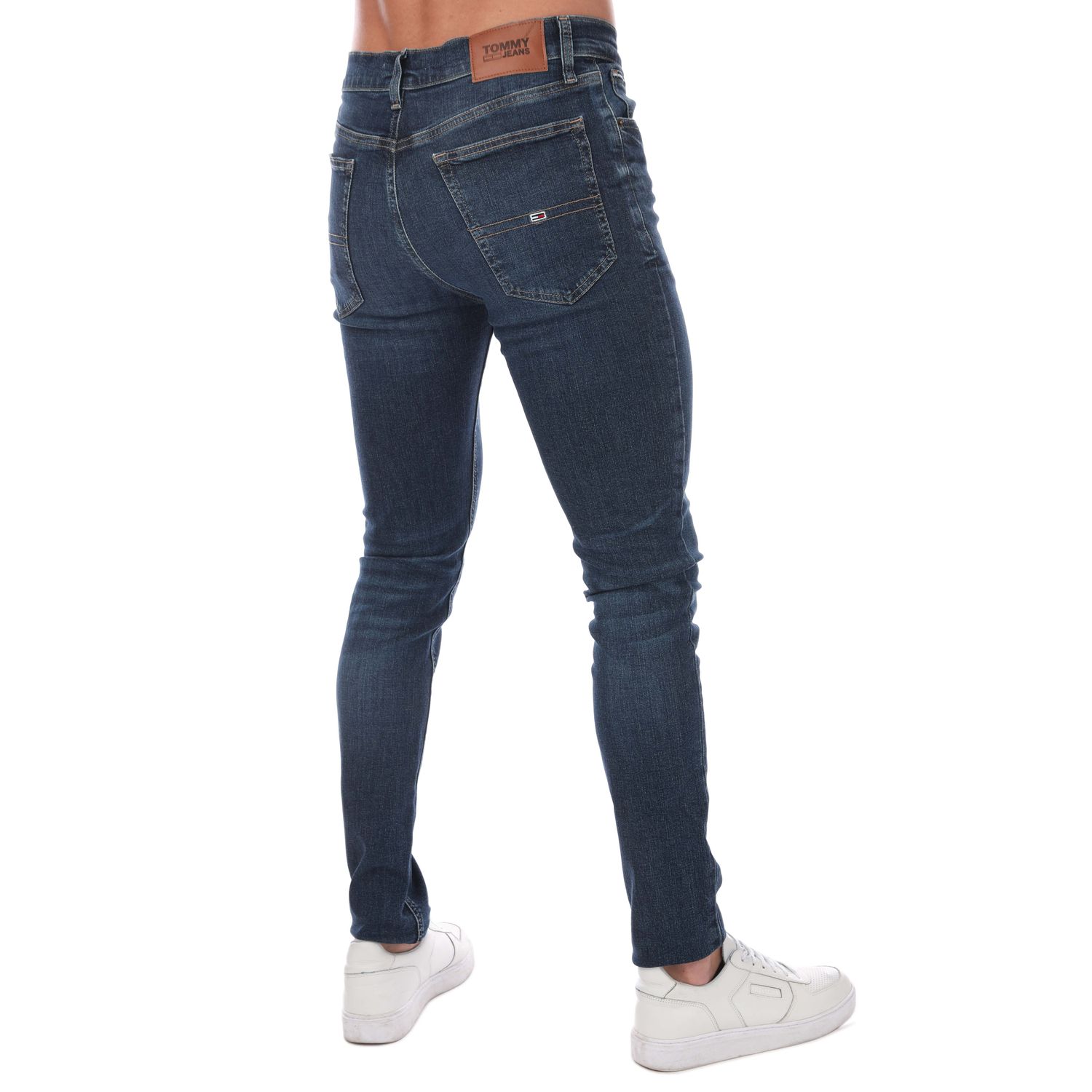 Dark Blue Tommy Hilfiger Mens Simon Skinny Jeans - Get The Label