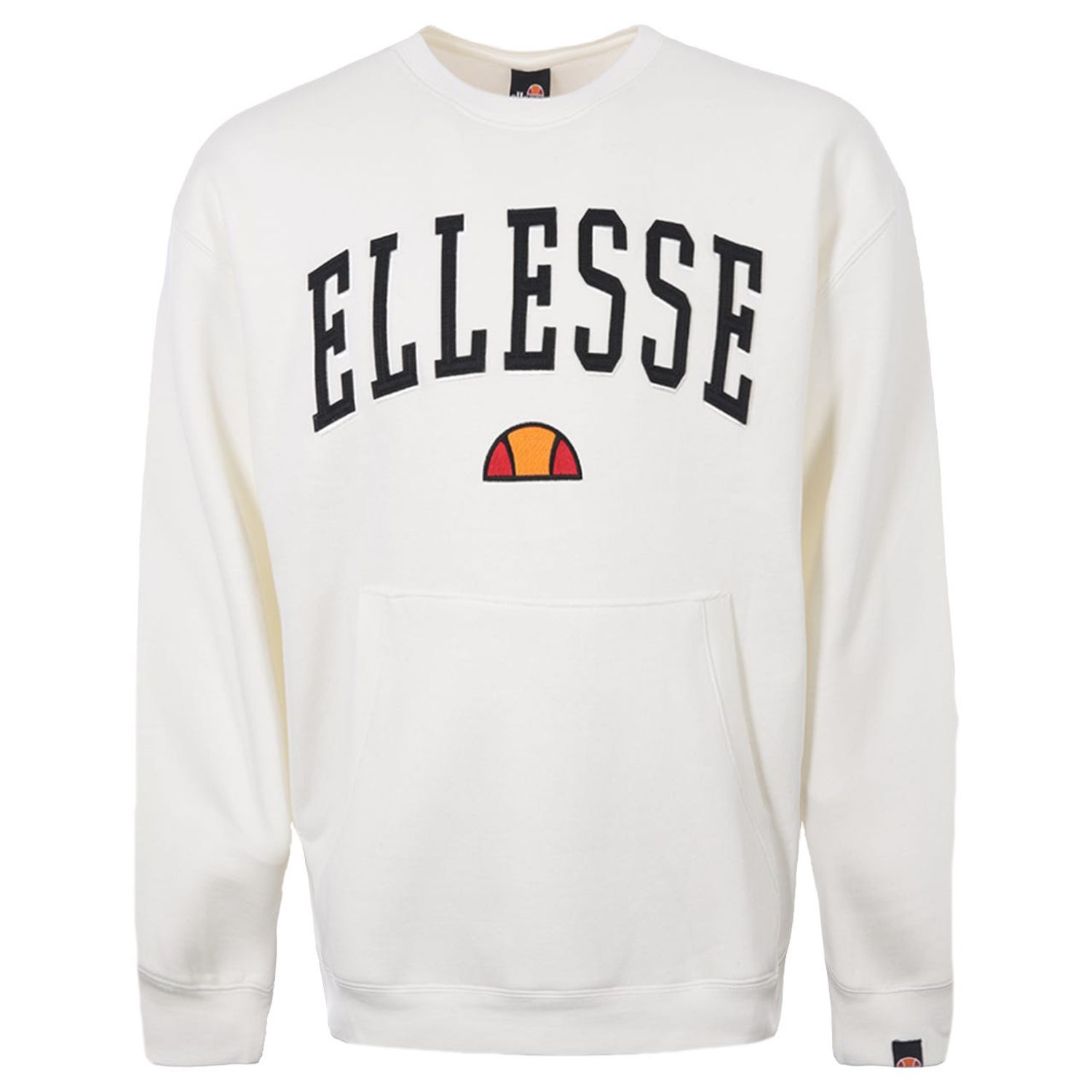 White Ellesse Mens Arizona Logo Sweatshirt - Get The Label