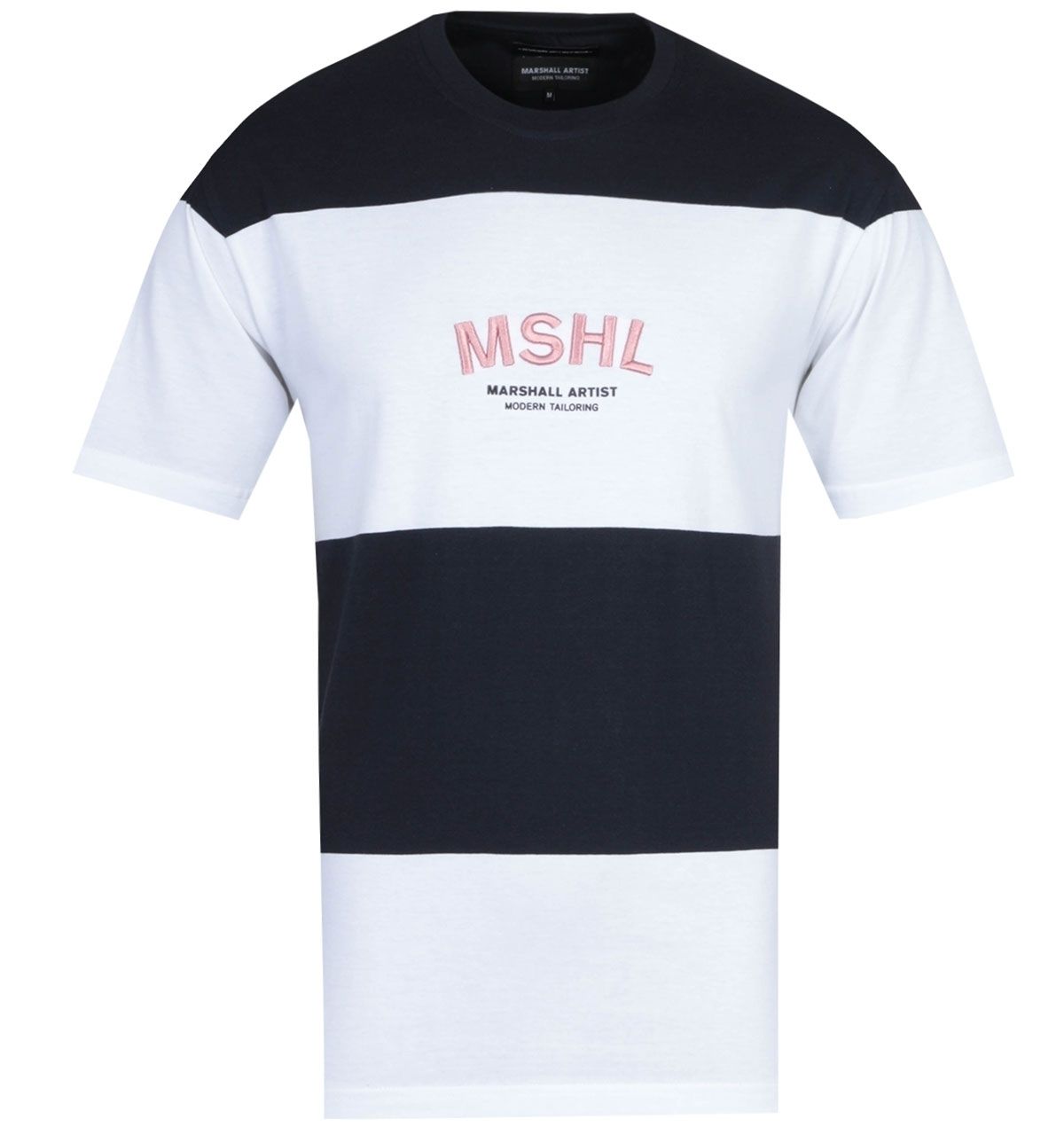 Mens Marshall Artist Twin Stripe Nautics T-Shirt