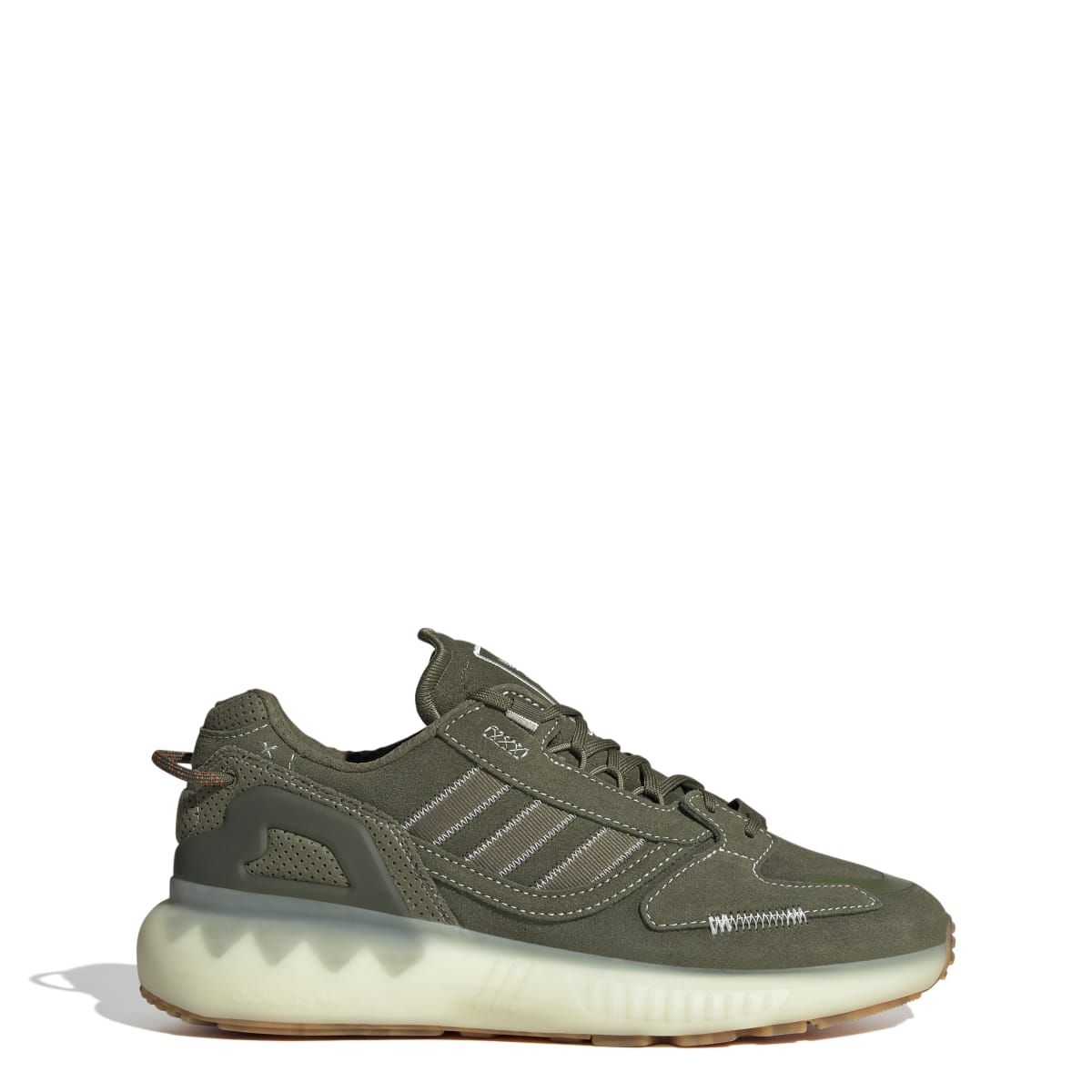 adidas Originals Mens ZX 5K BOOST Trainers in olive