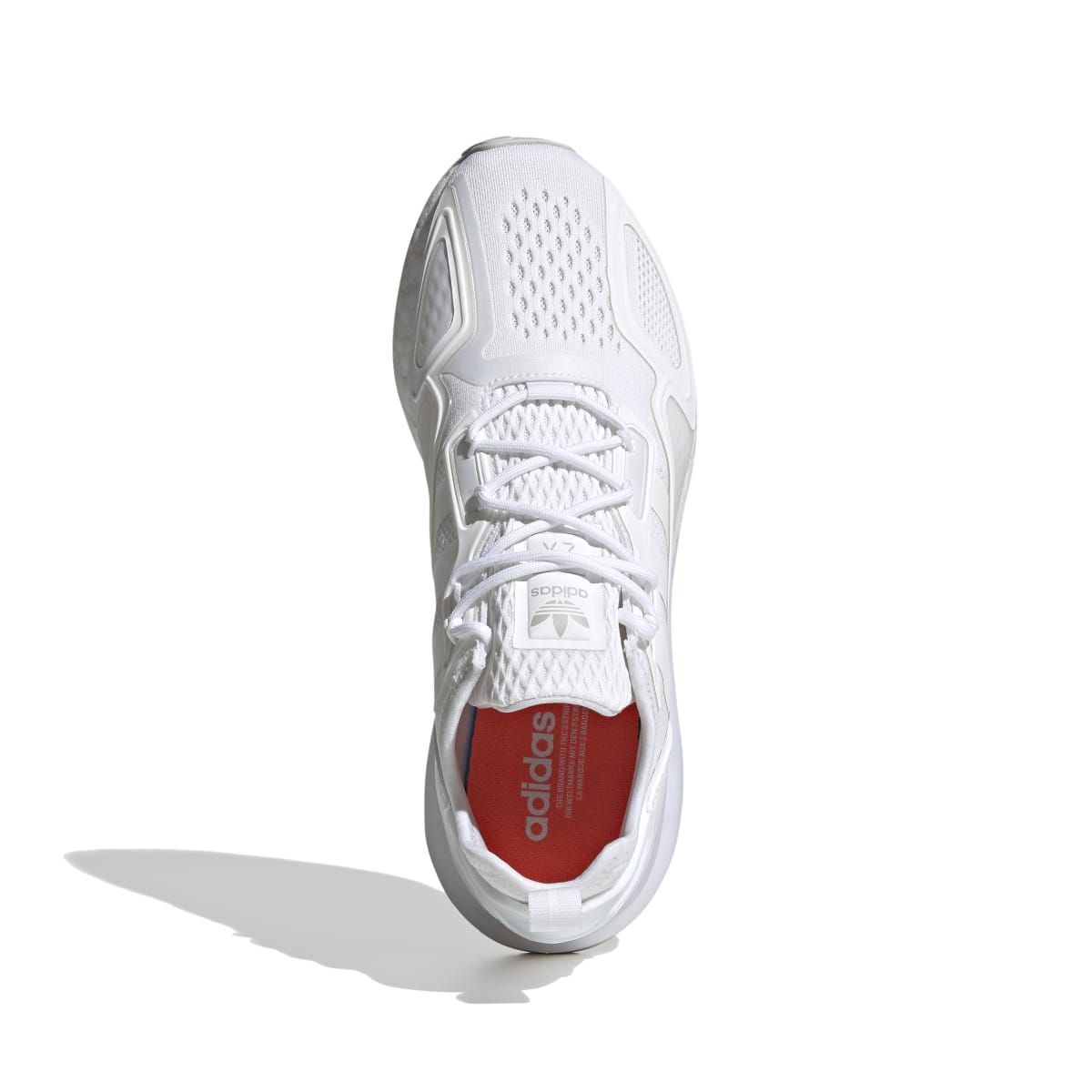 White adidas Originals Mens ZX 2K Boost Trainers - Get The Label