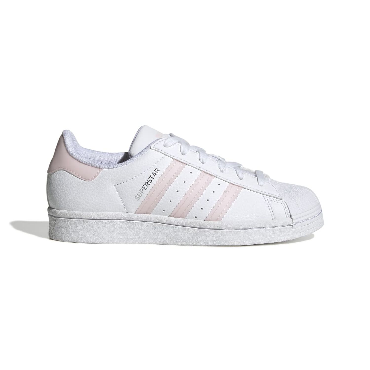 White pink adidas Junior Trainers - Get The Label