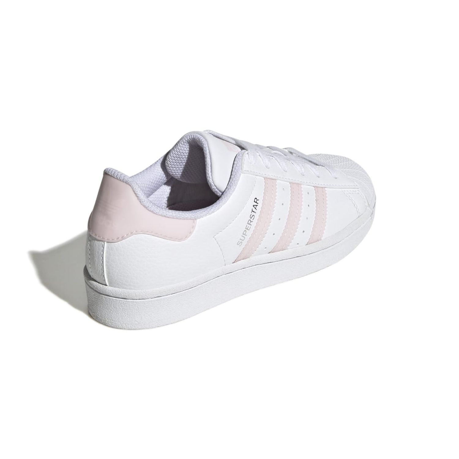 White pink adidas Junior Trainers - Get The Label