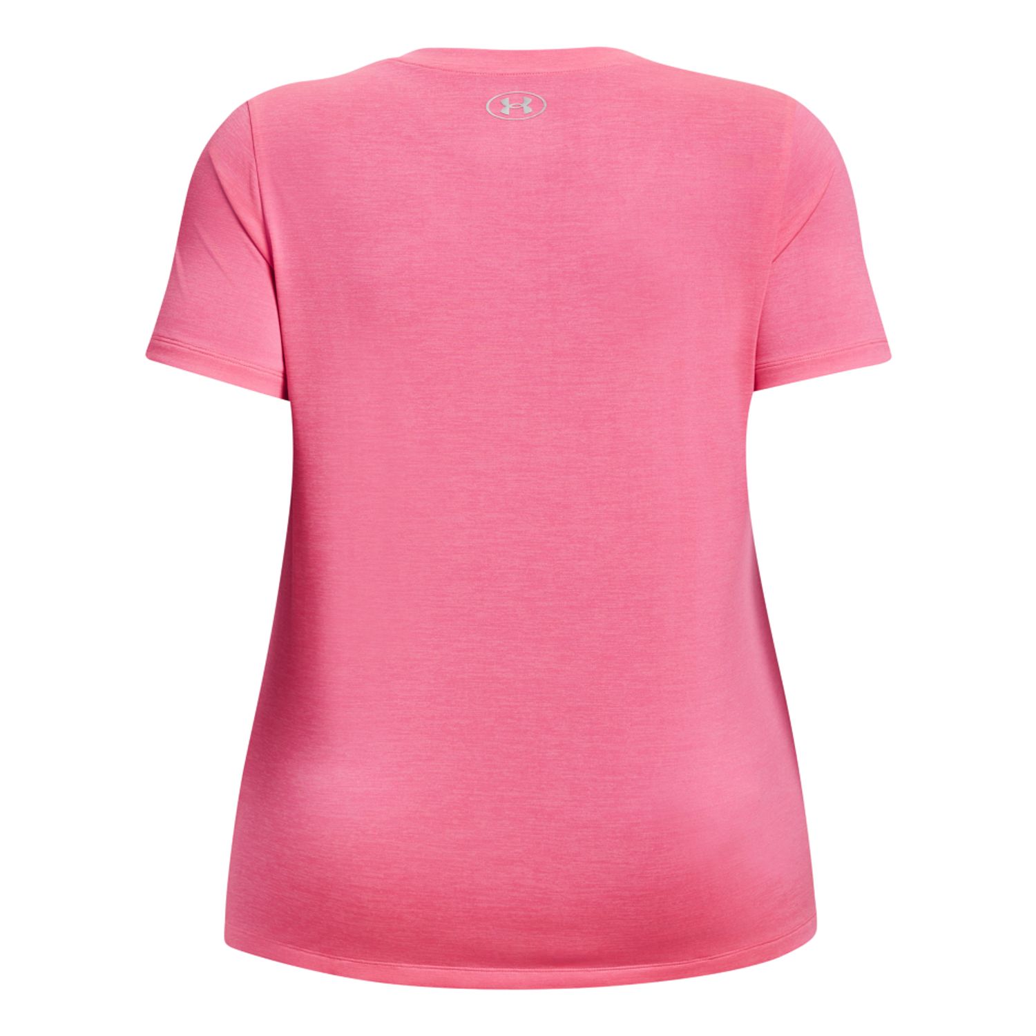 Pink Under Armour Womens Plus UA Tech Twist V-Neck T-Shirt - Get The Label