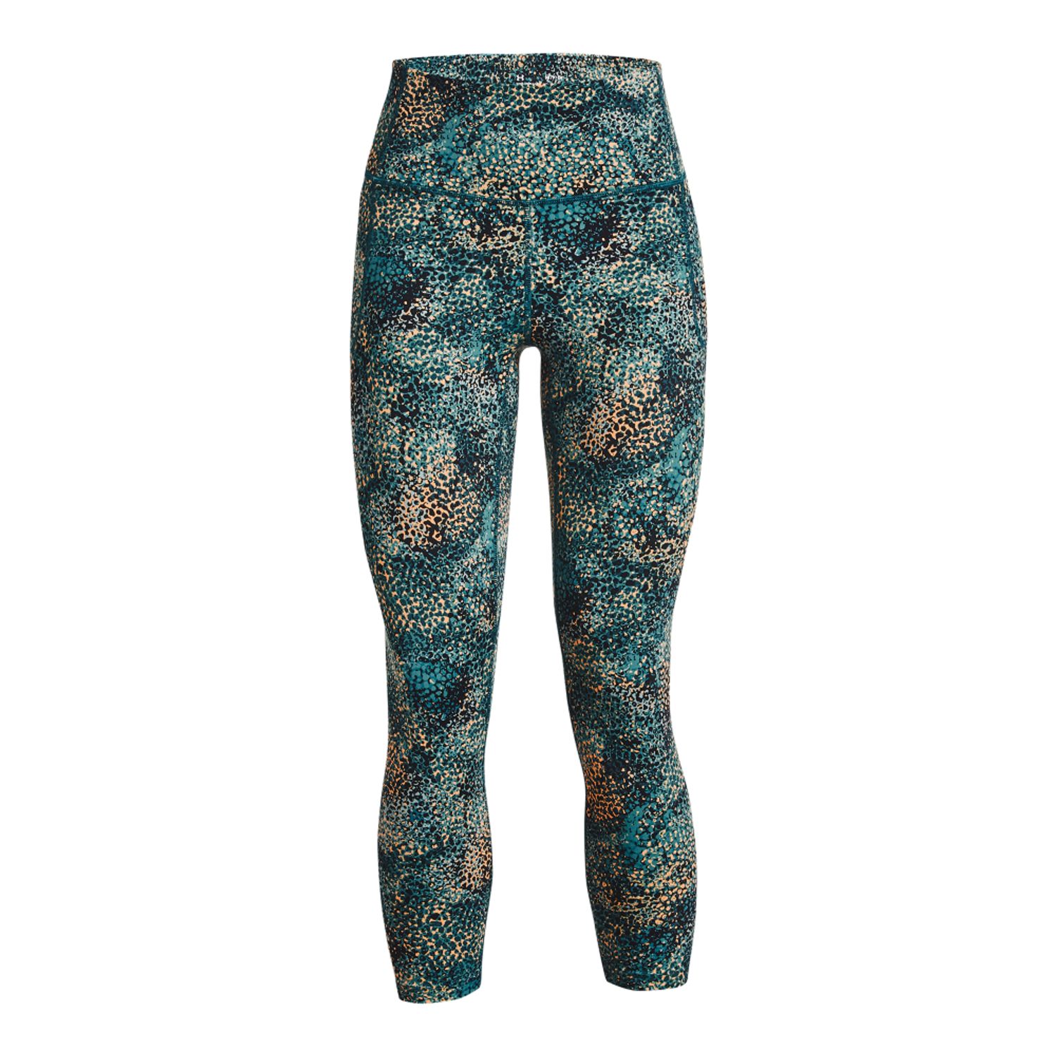 Green Under Armour Womens UA Meridian Print Ankle Leggings - Get The Label