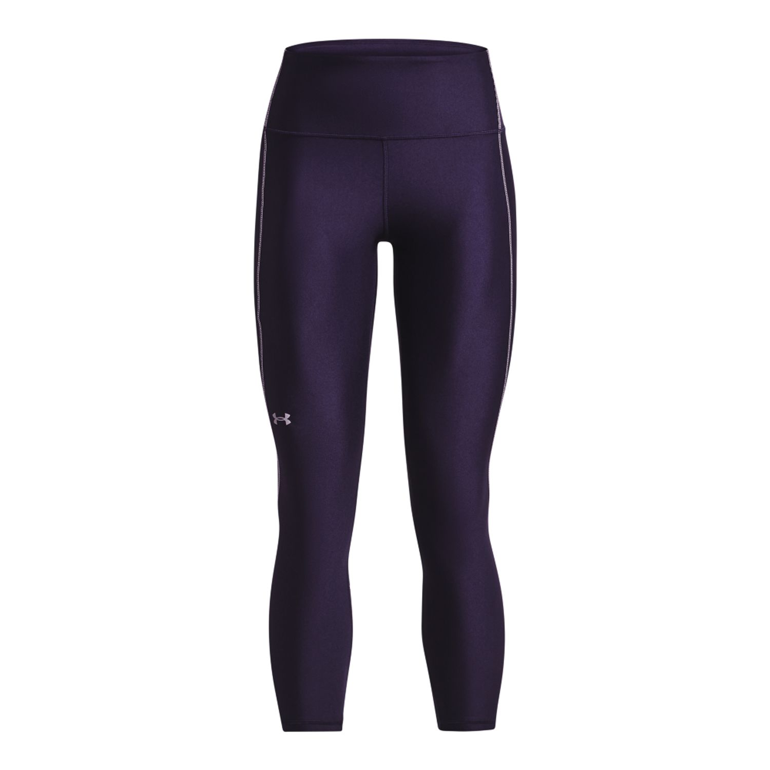 Purple Under Armour Womens HG No-Slip Waistband Ankle Leggings - Get The  Label