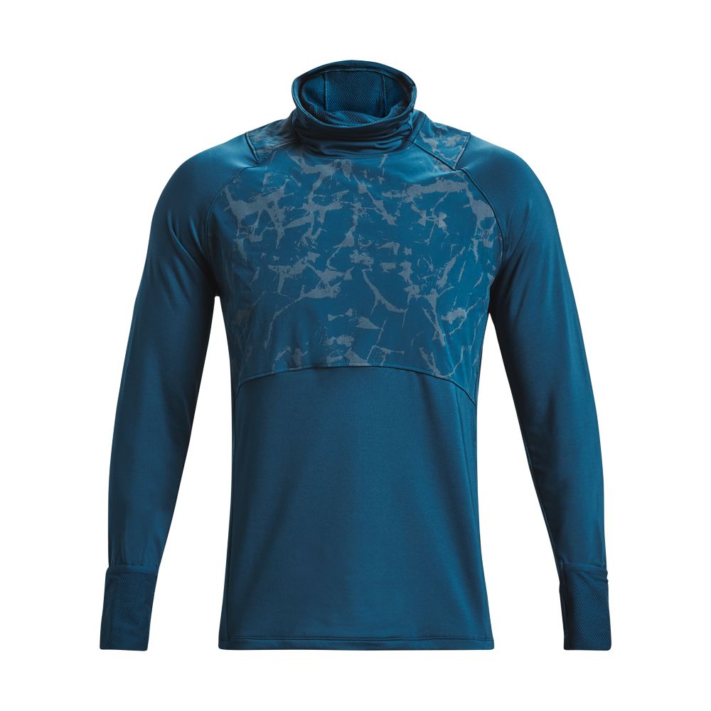 Mens UA OutRun The Cold Funnel Neck Top