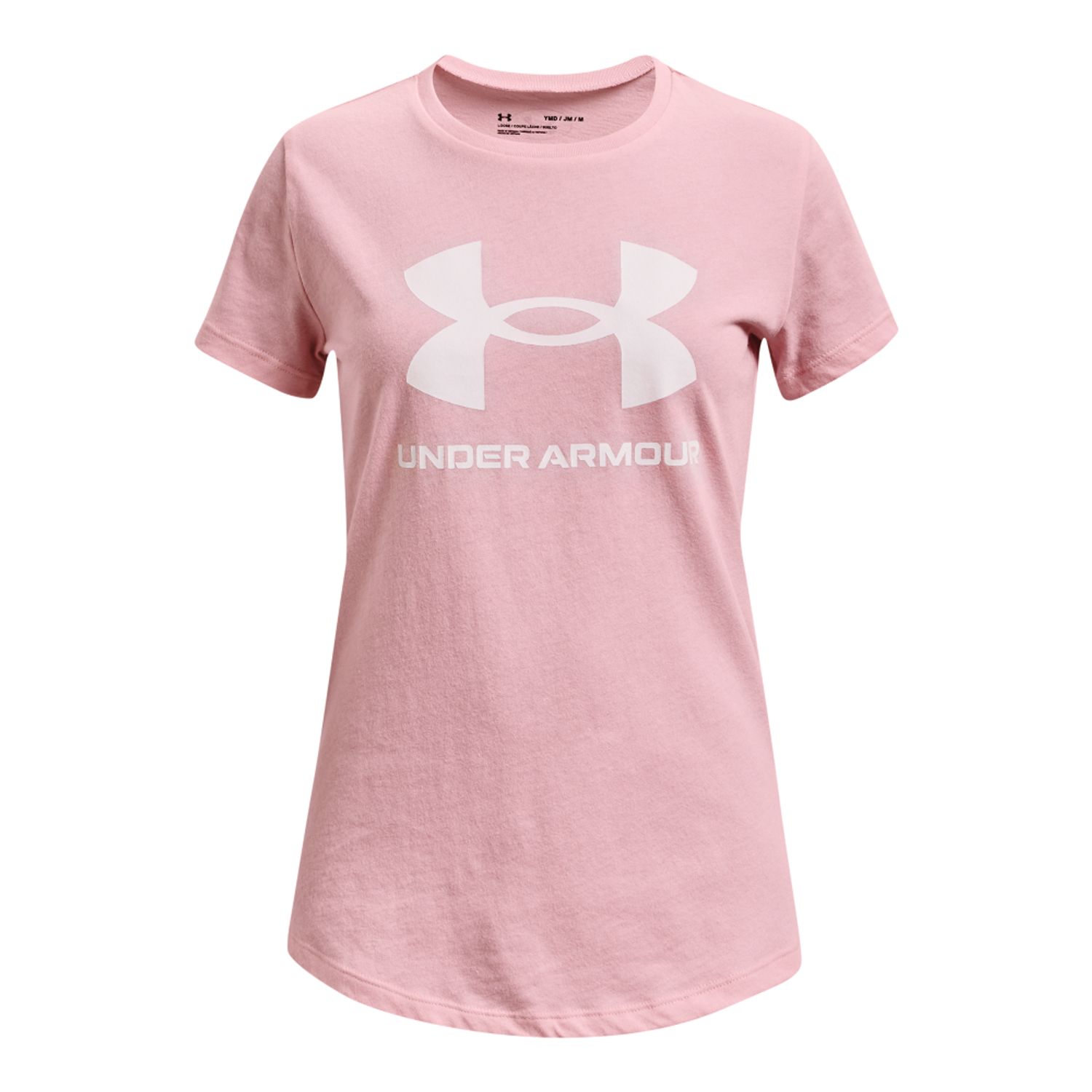 Pink Under Armour Girls UA Sportstyle Graphic T-Shirt - Get The Label
