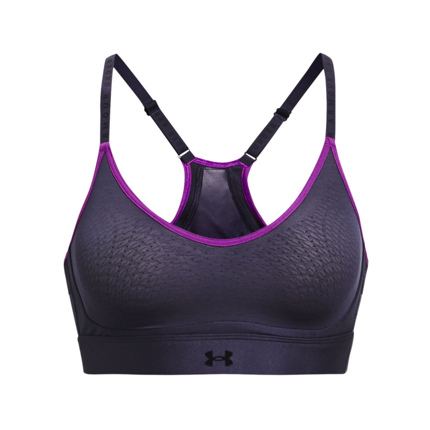 Under Armour INFINITY LOW - Light support sports bra - black