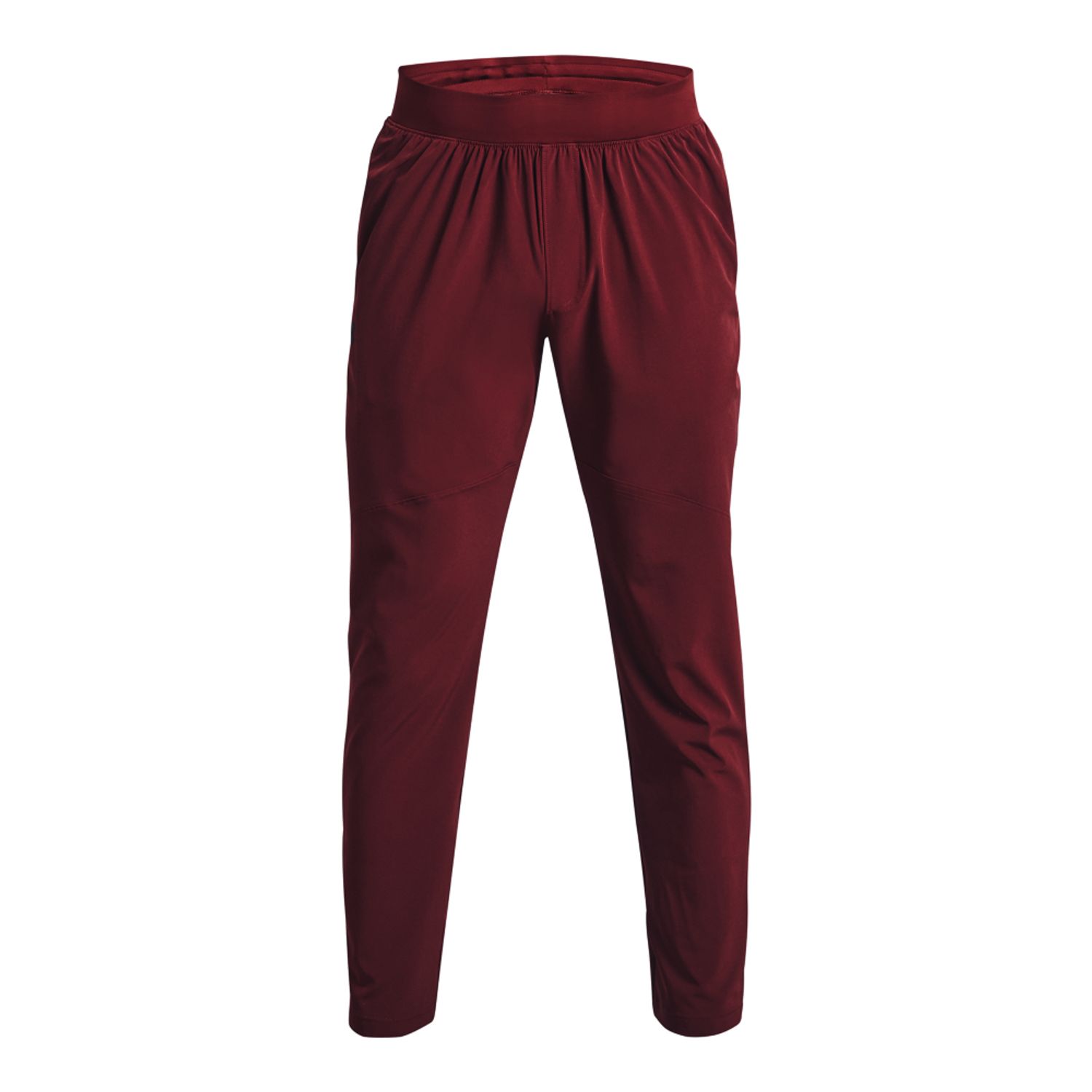 Size Large- Under Armour Men’s UA Stretch Woven Pant, Red