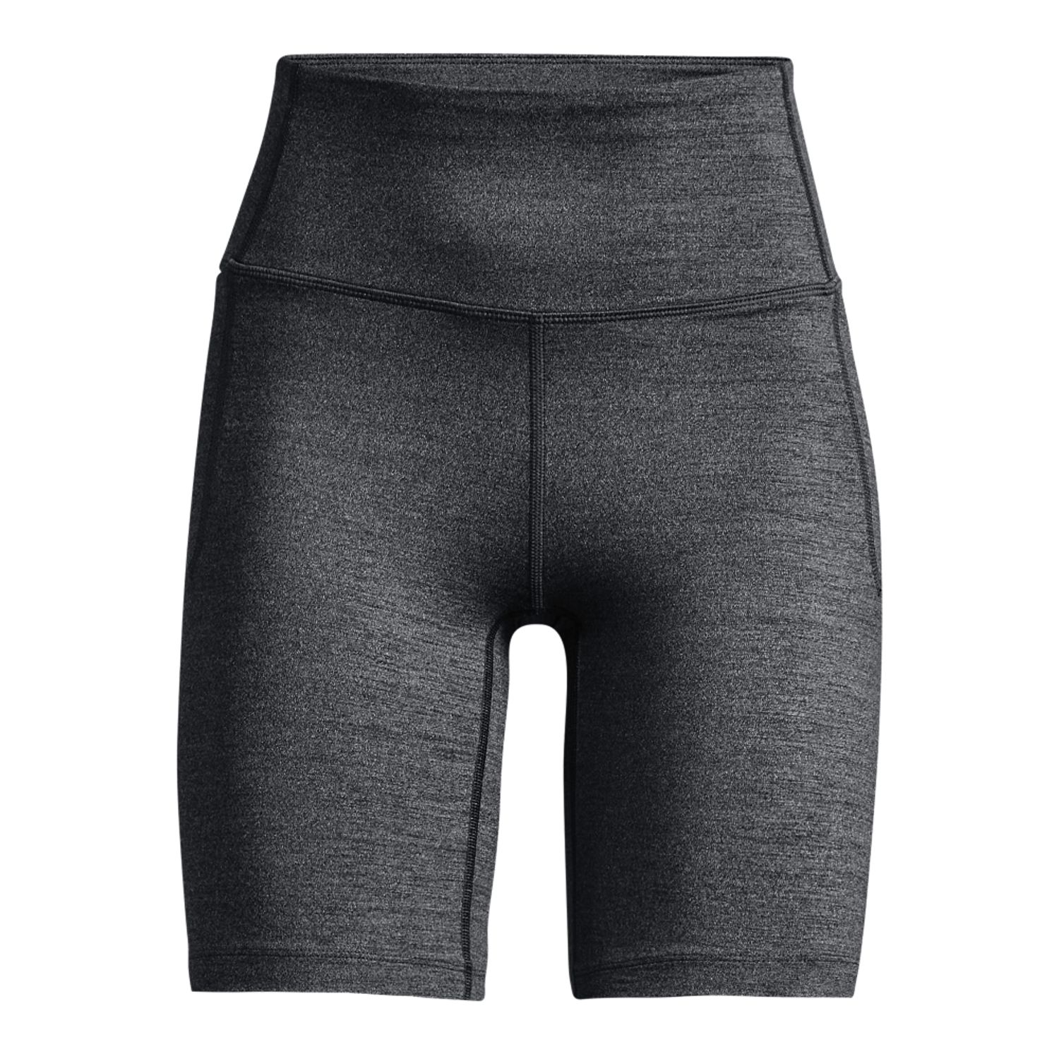 Black Under Armour Womens UA Meridian Heathered Bike Shorts - Get The Label