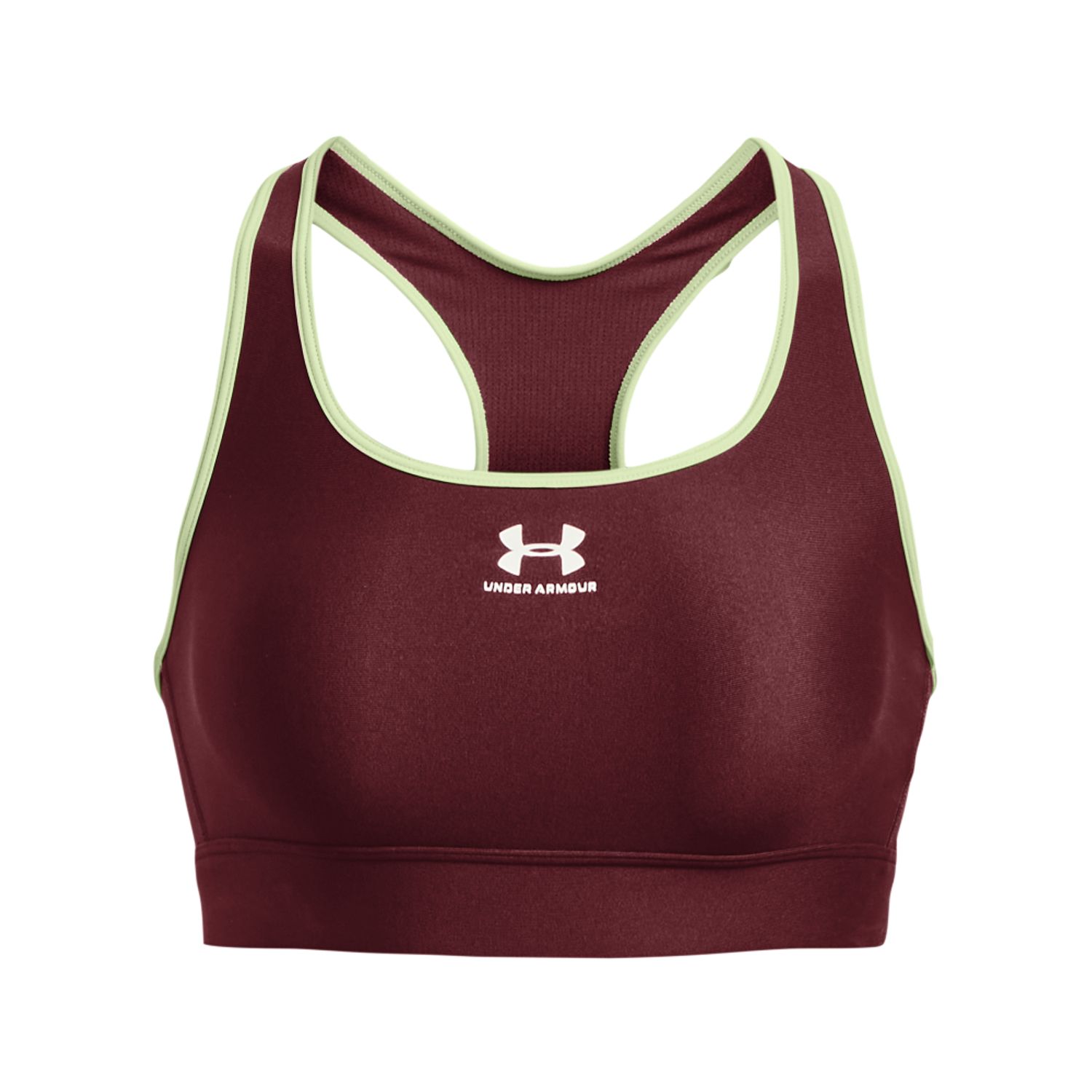 Red Under Armour Womens Armour Mid Padless Sports Bra - Get The Label