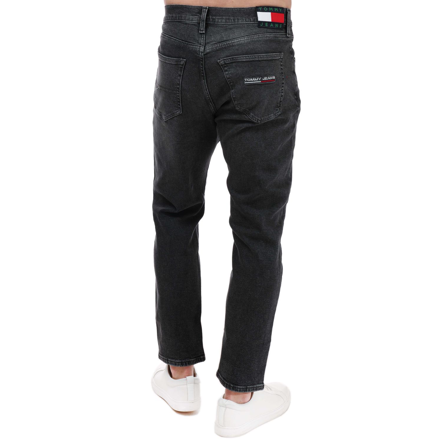 Grey Tommy Hilfiger Mens Relaxed Tapered Jeans - Get The Label