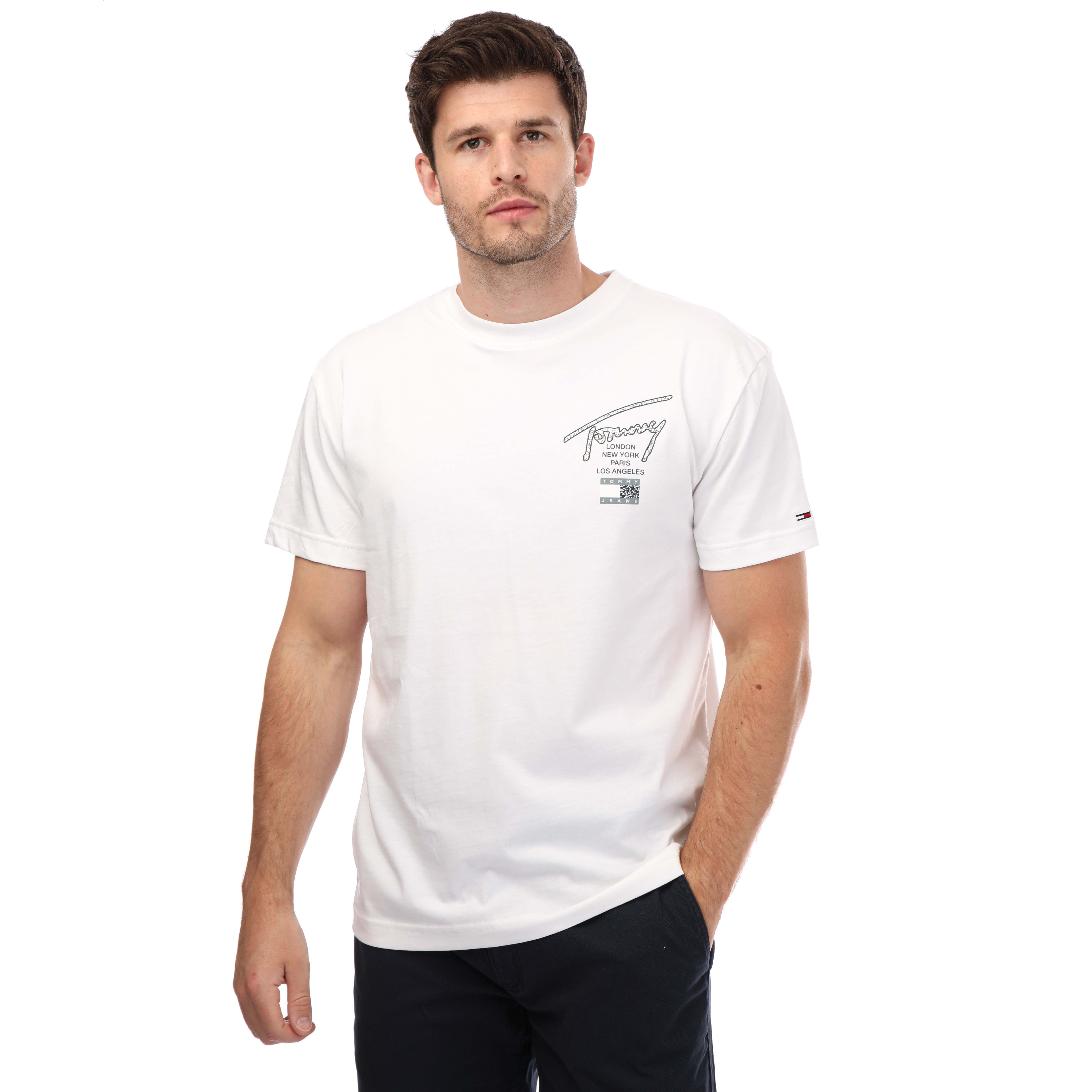 Mens Signature Logo Classic Fit T- Shirt