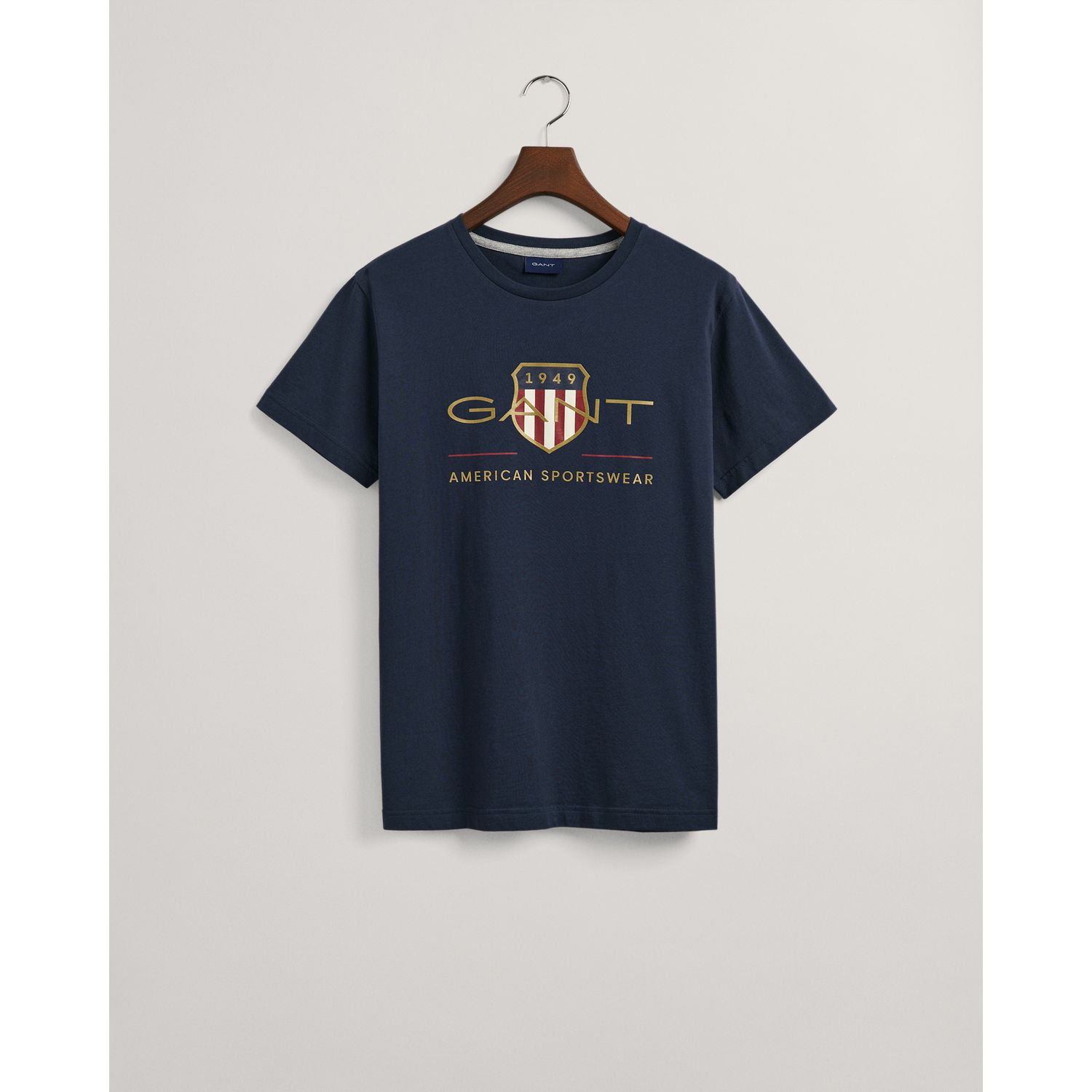 Blue Gant Mens Archive Shield T-Shirt - Get The Label